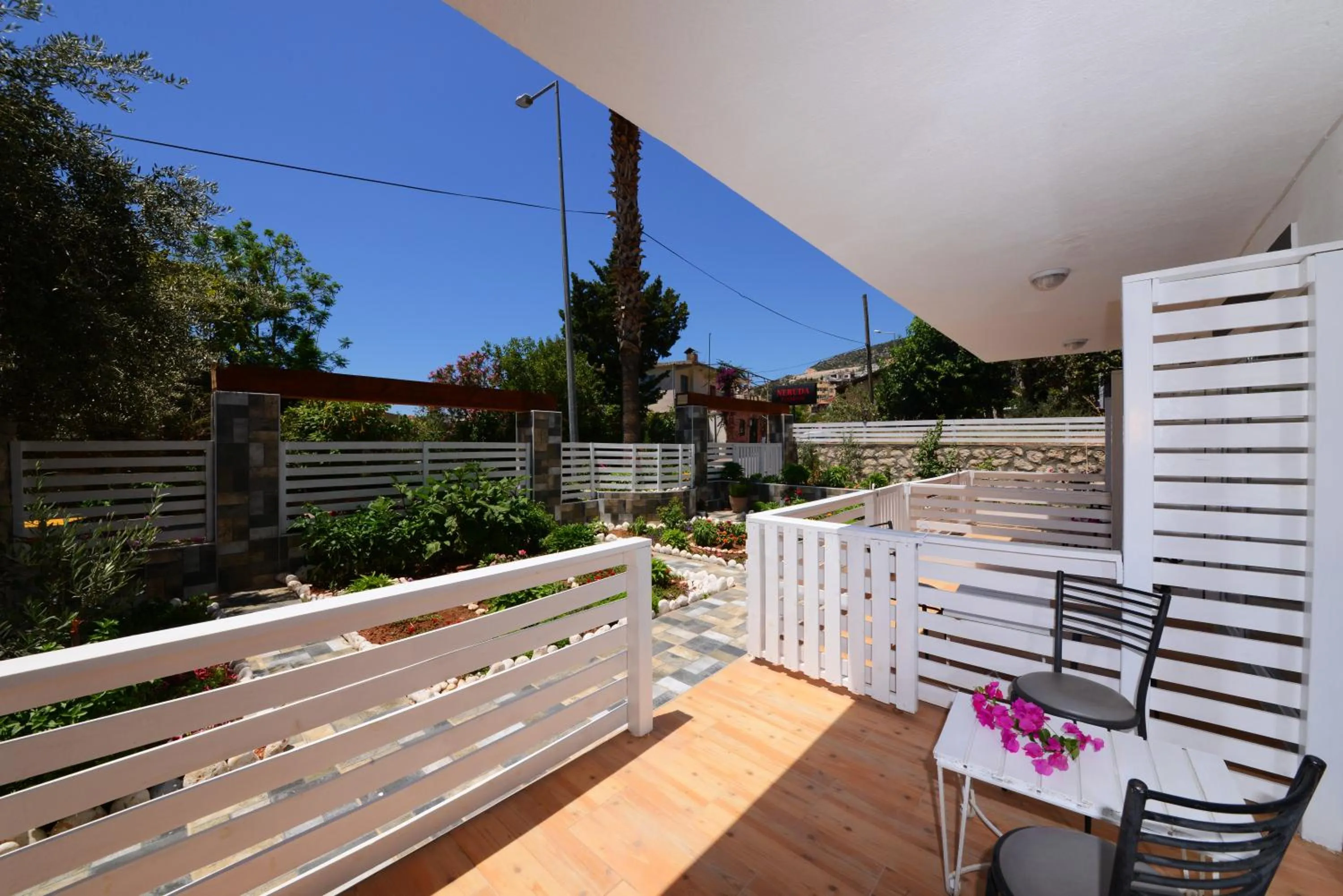 Patio in Neruda Hotel