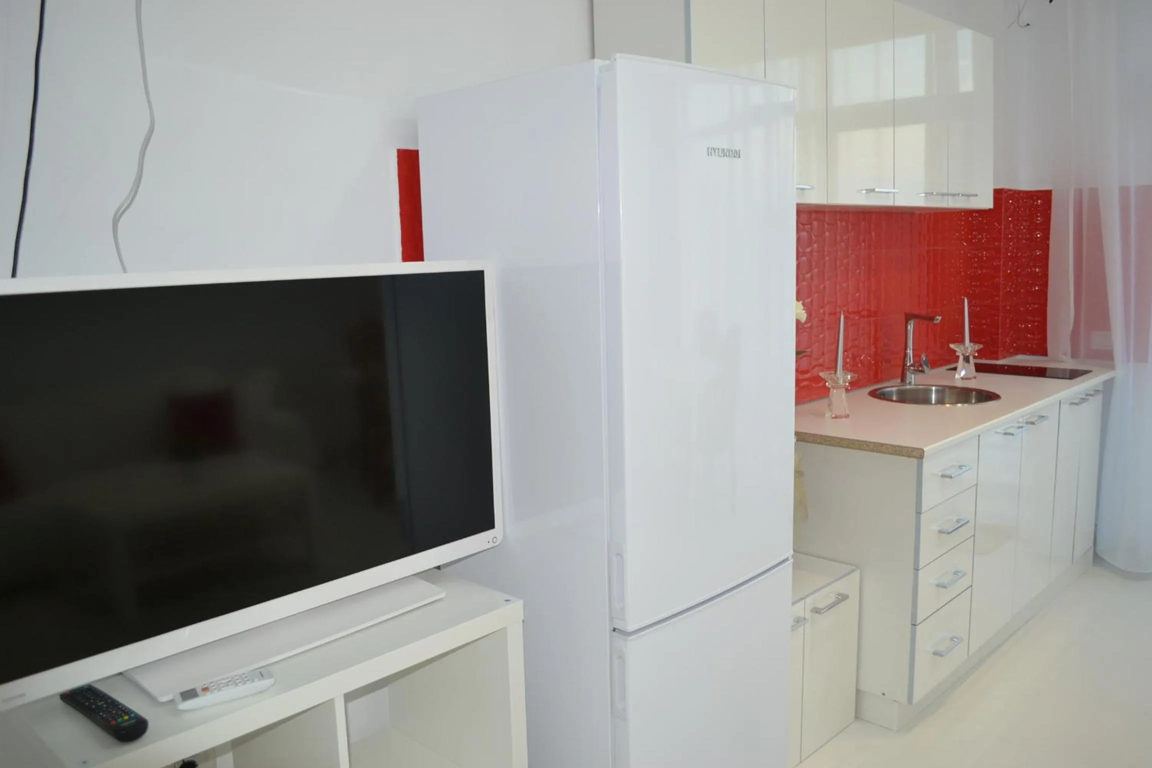 Communal kitchen in City Park Residence