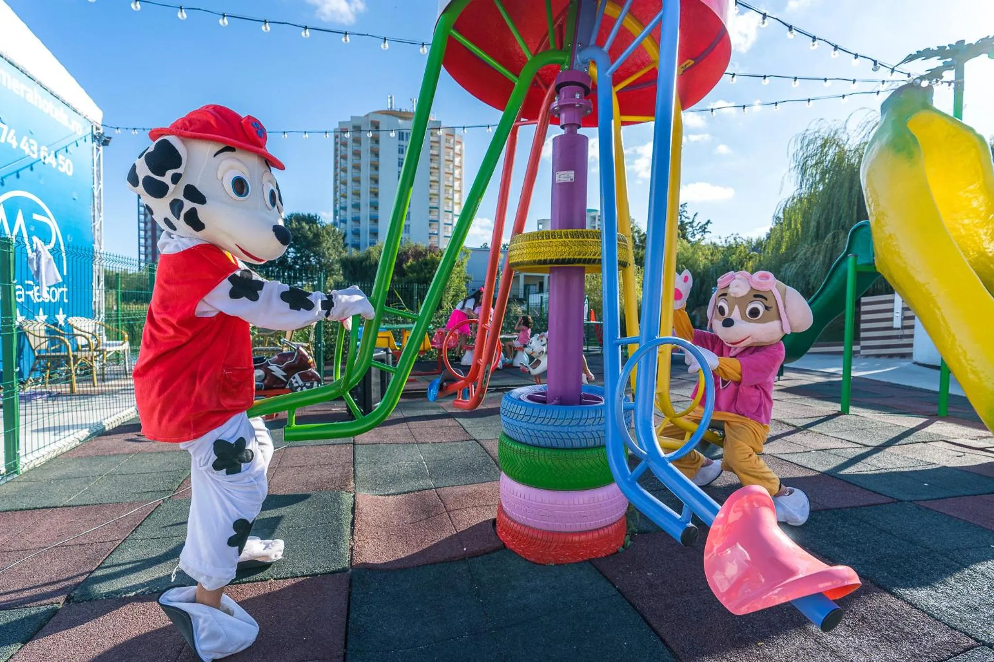 Children play ground in Mera Resort