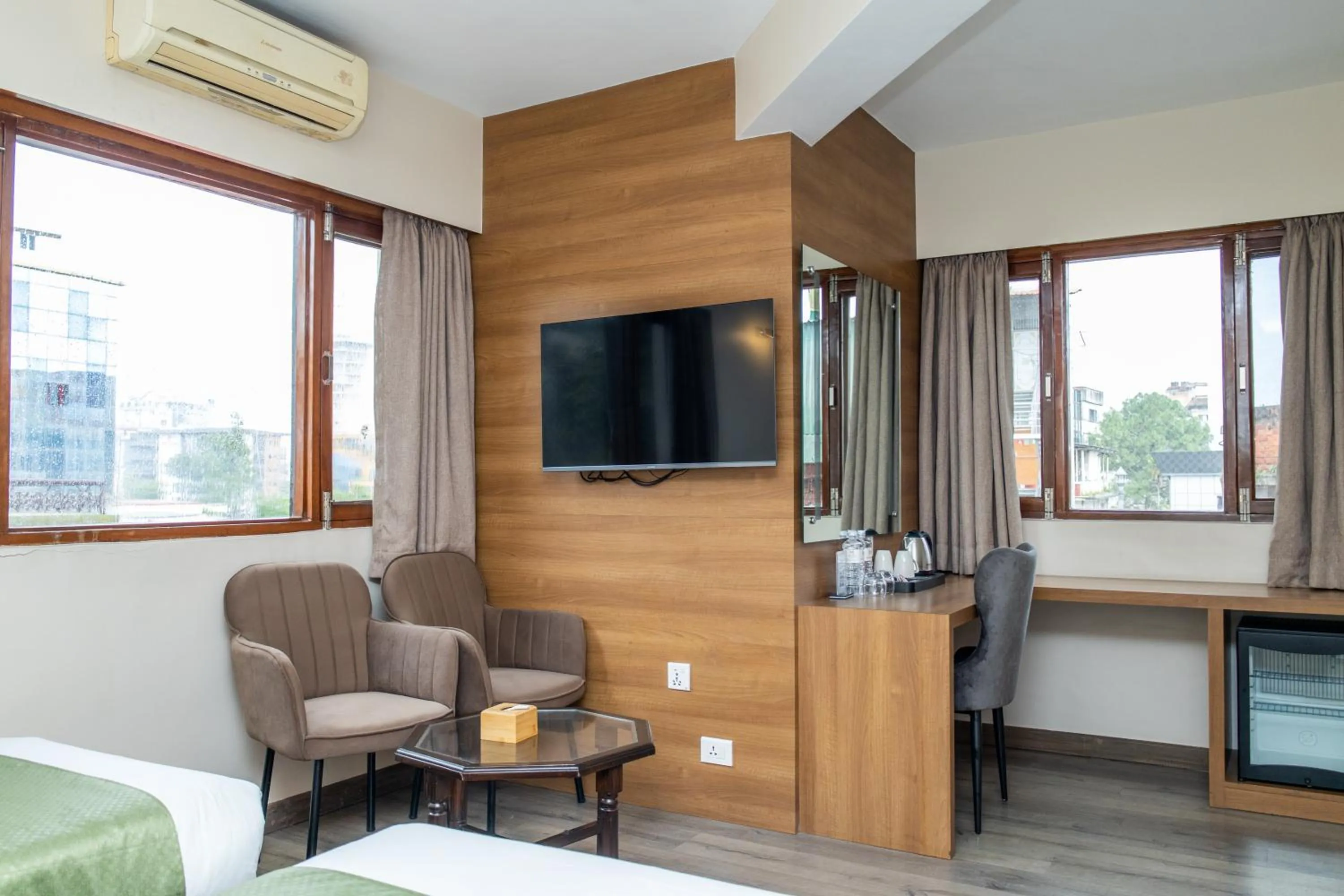 Seating area in Hotel Marcopolo