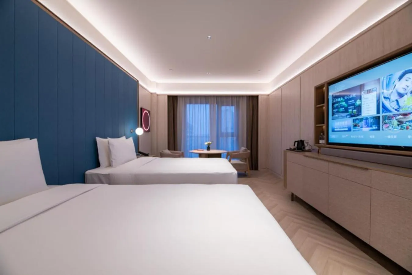 Photo of the whole room in Crystal Orange Beijing Tiantan hospital and Head quarters Hotel