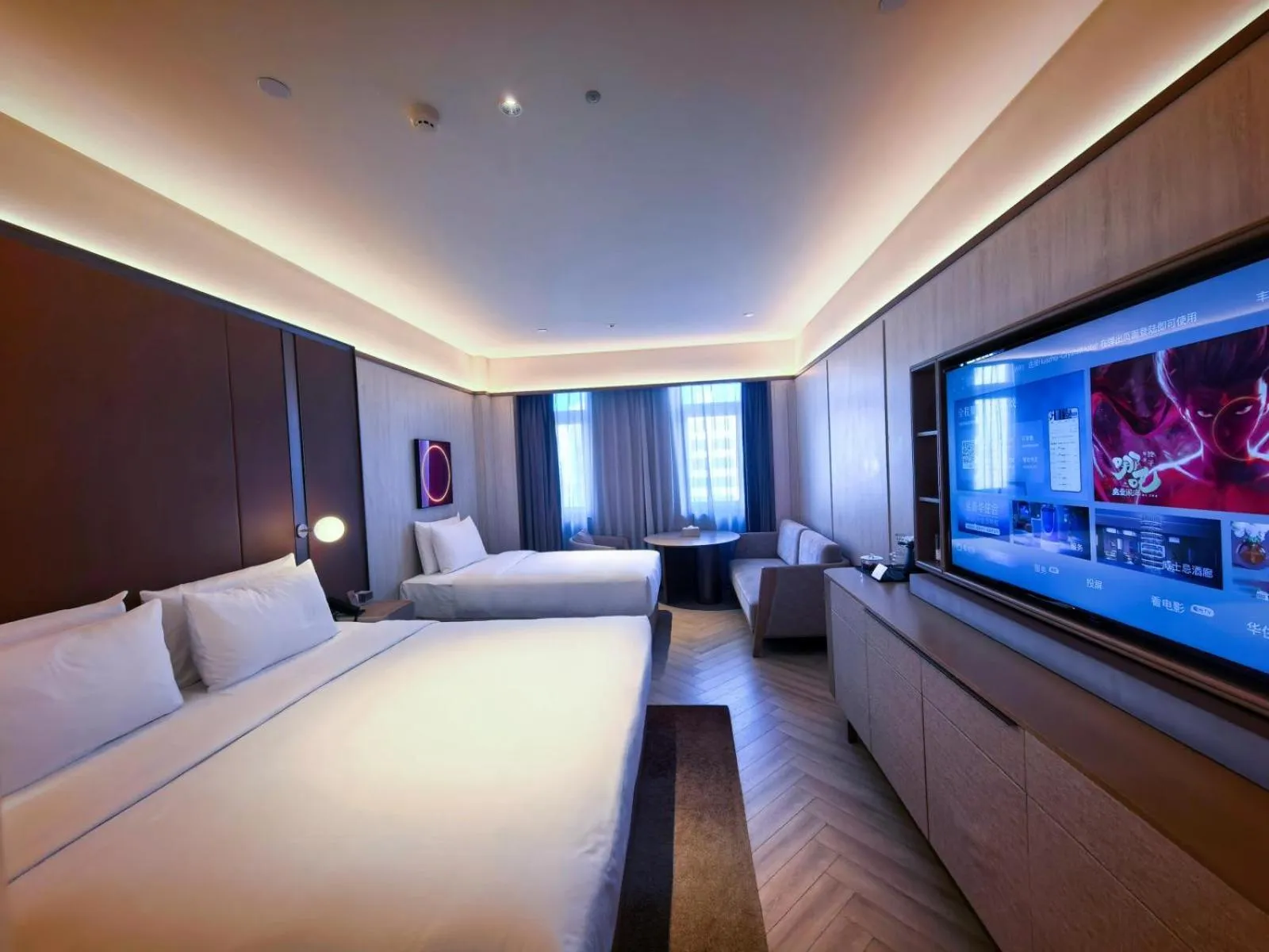 Photo of the whole room in Crystal Orange Beijing Tiantan hospital and Head quarters Hotel