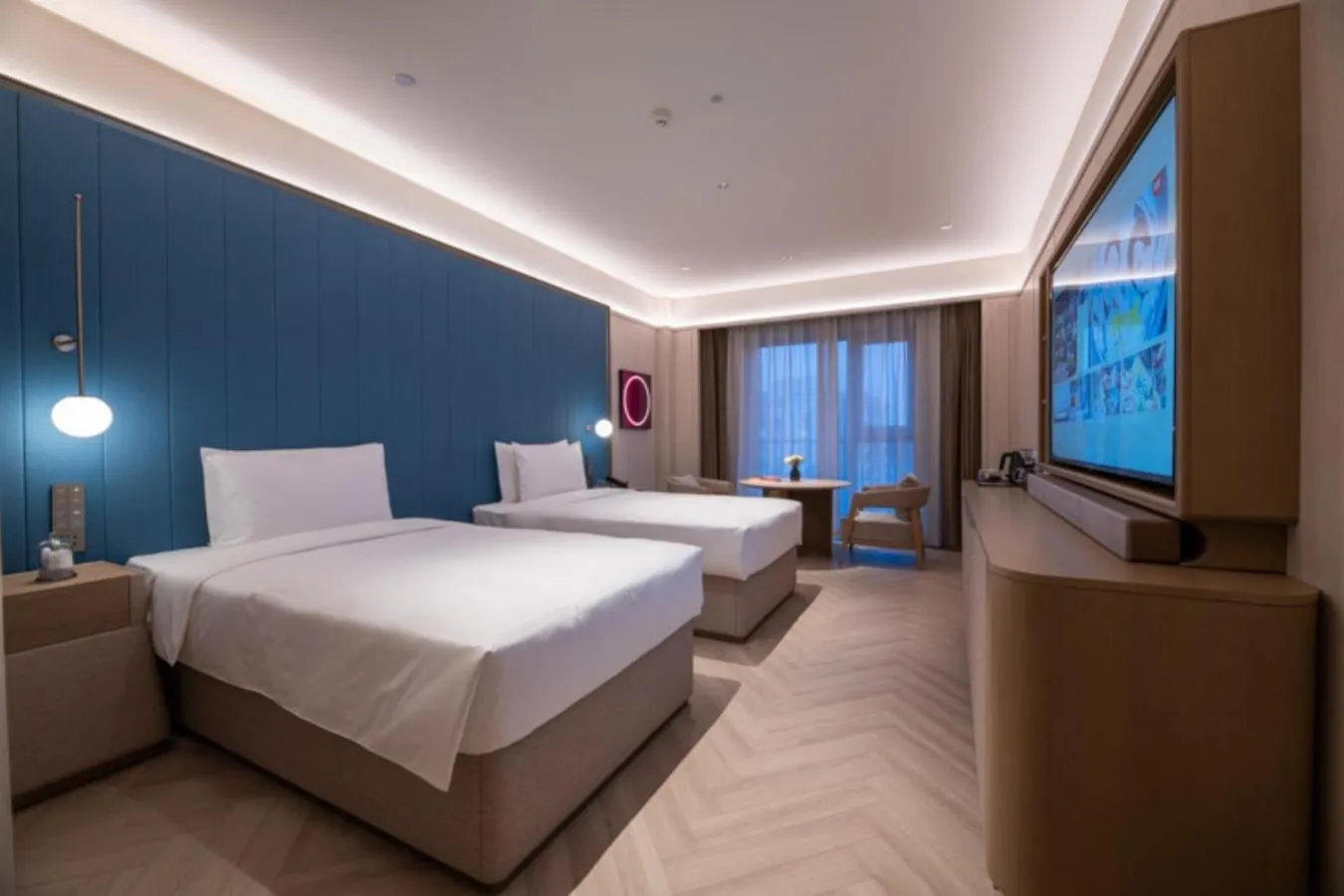 Photo of the whole room in Crystal Orange Beijing Tiantan hospital and Head quarters Hotel