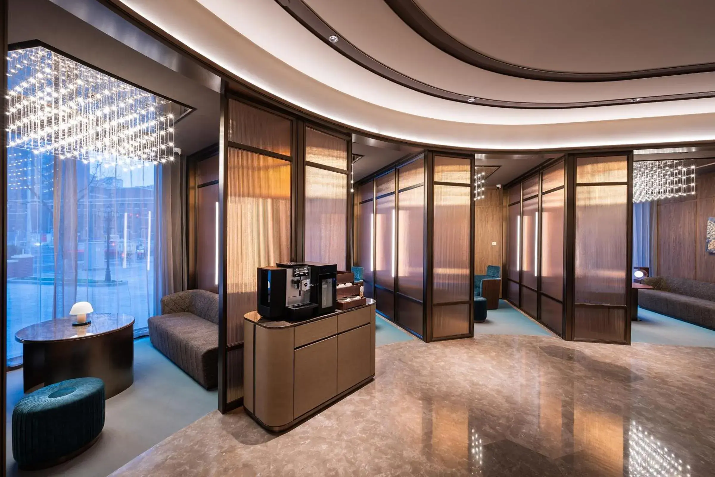 Living room in Crystal Orange Beijing Tiantan hospital and Head quarters Hotel Living room in Crystal Orange Beijing Tiantan hospital and Head quarters Hotel