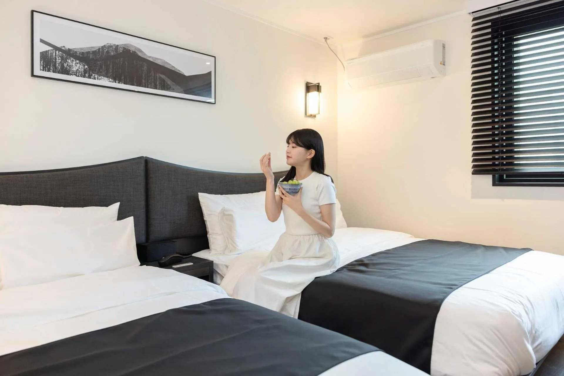 Bed in Anook Hotel and Spa Daejeon Yuseong