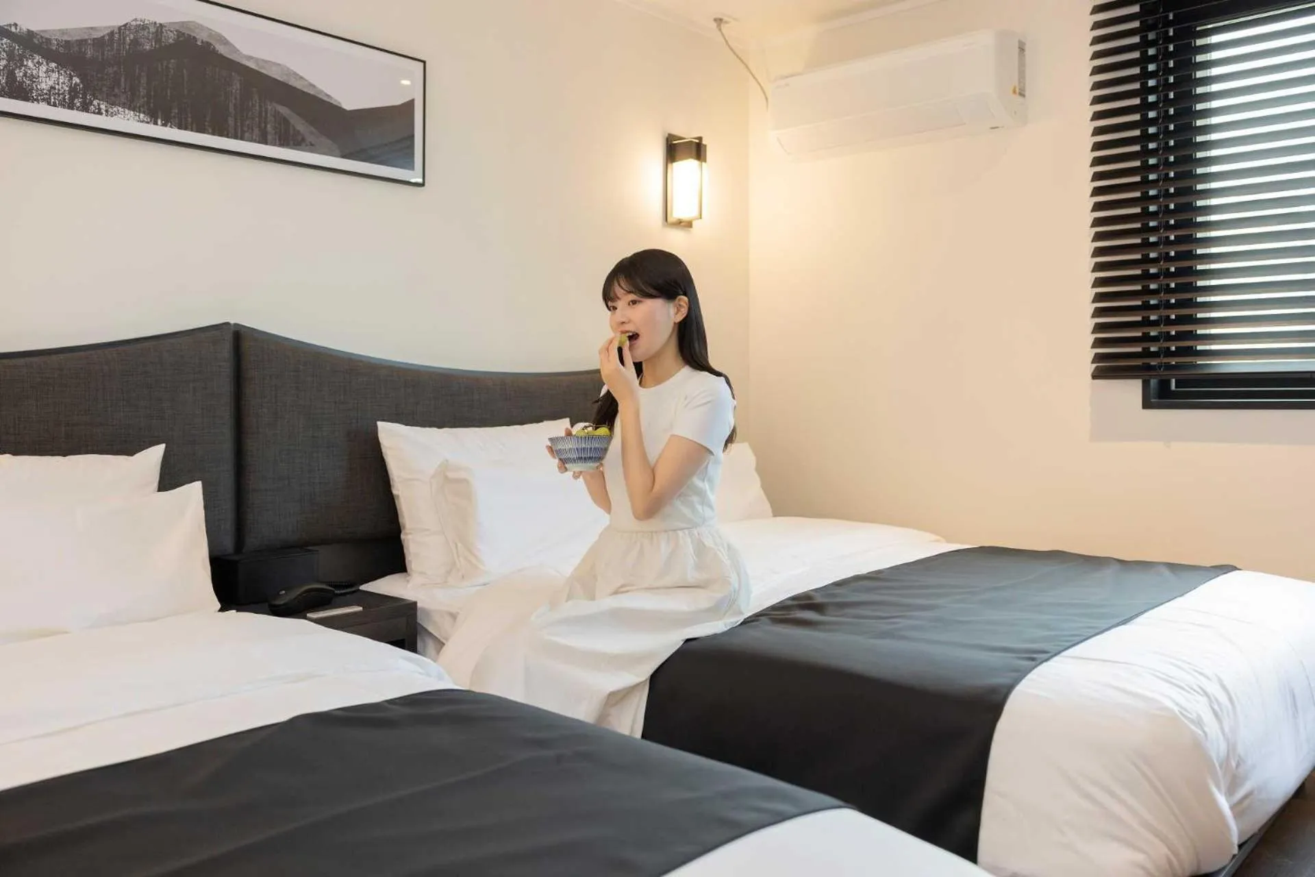 Bedroom, Bed in Anook Hotel and Spa Daejeon Yuseong