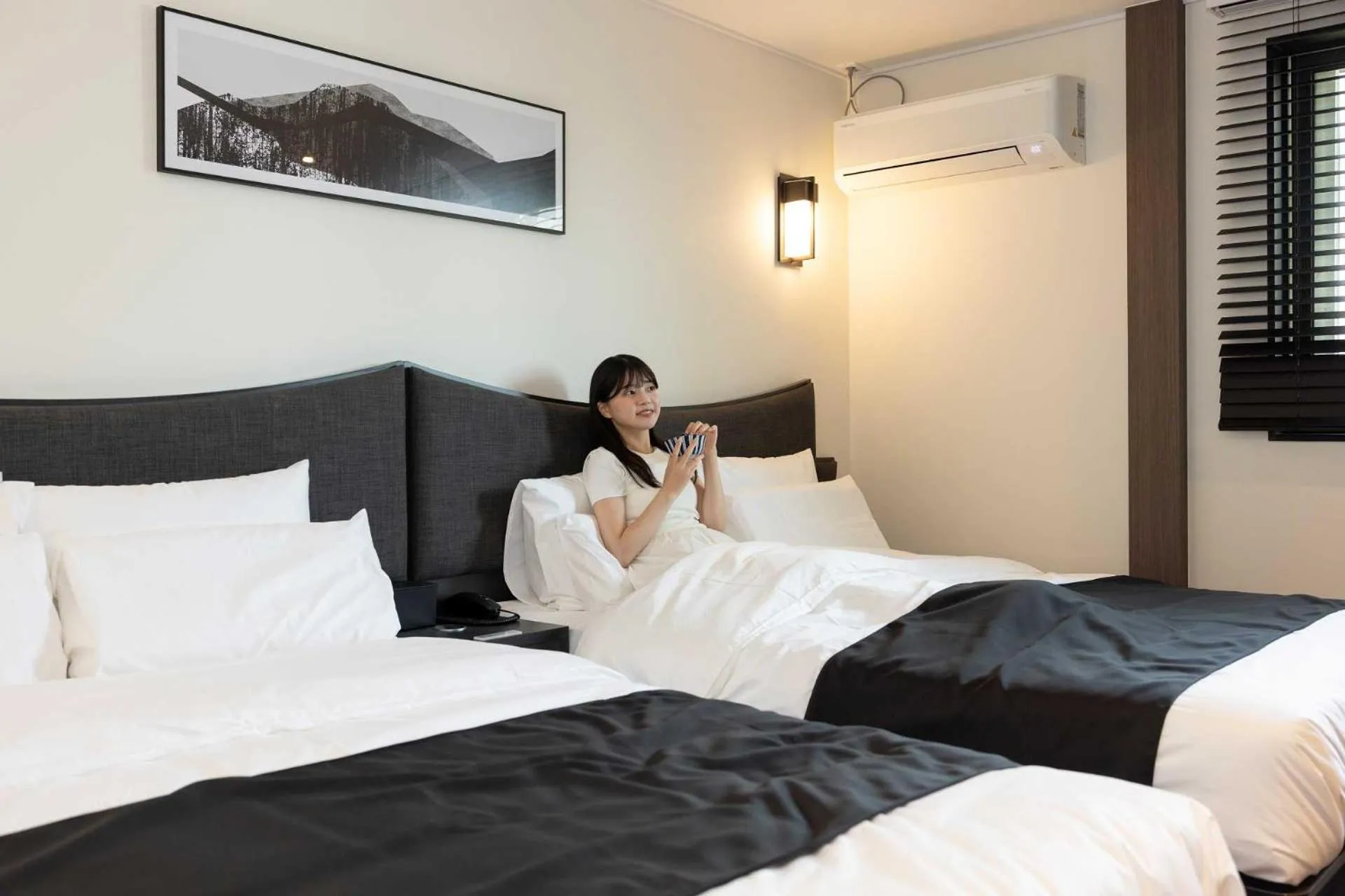 Bed in Anook Hotel and Spa Daejeon Yuseong