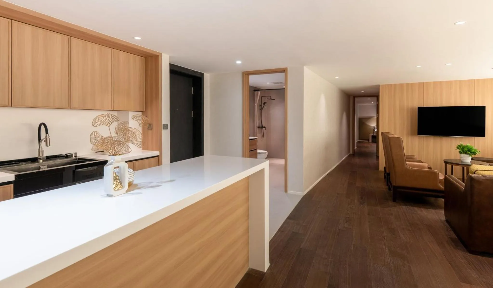 Photo of the whole room in InterContinental Hotels Shanghai Jing'An Ser Apt.by IHG