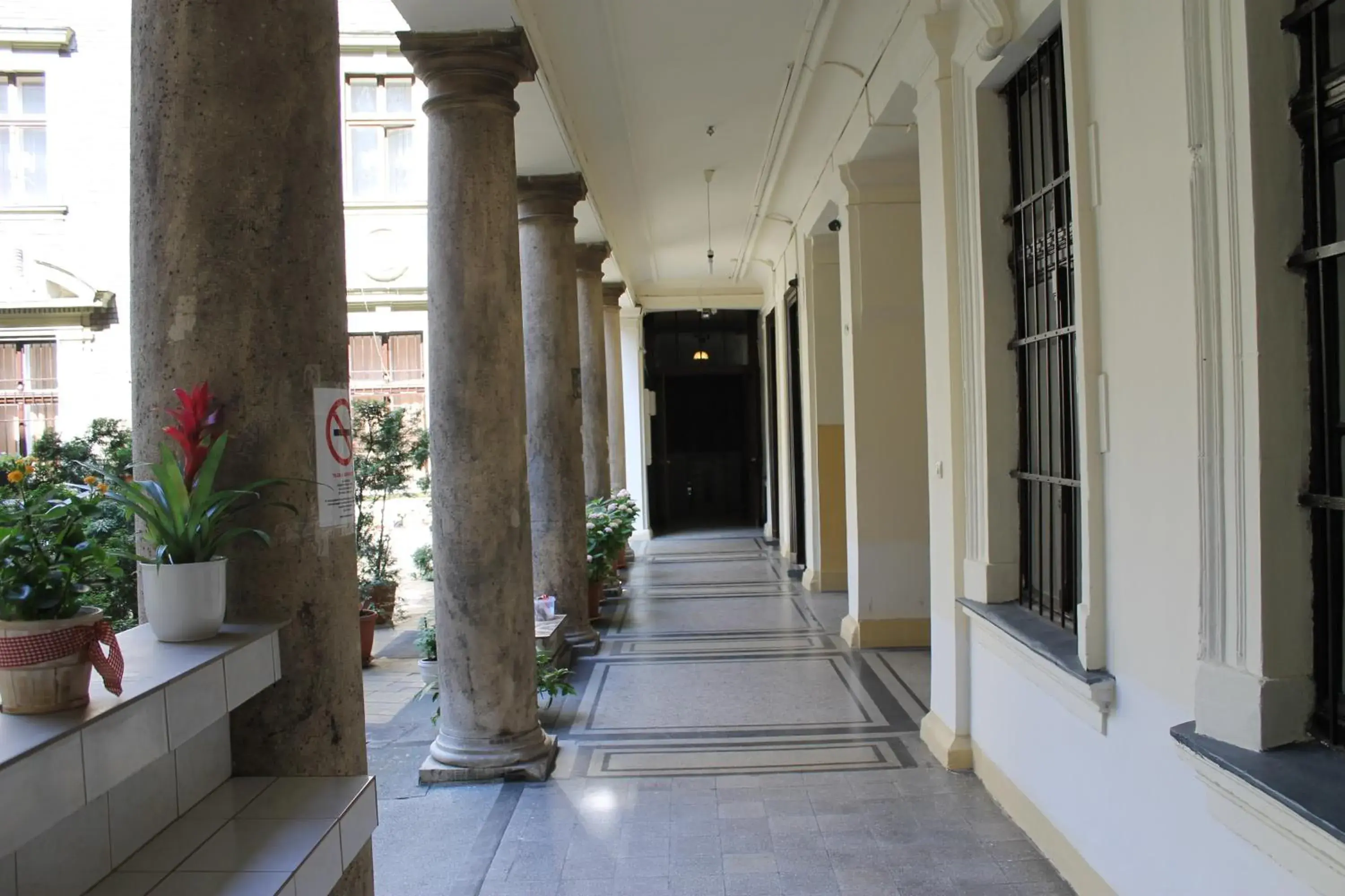 Facade/entrance in Omega Guesthouse Budapest Facade/entrance in Omega Guesthouse Budapest