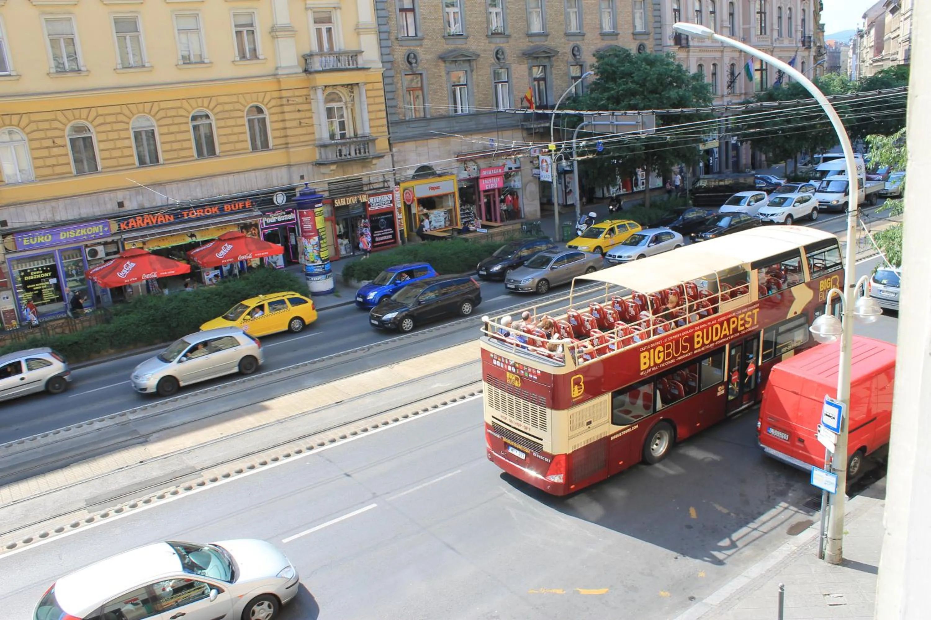 City view in Omega Guesthouse Budapest