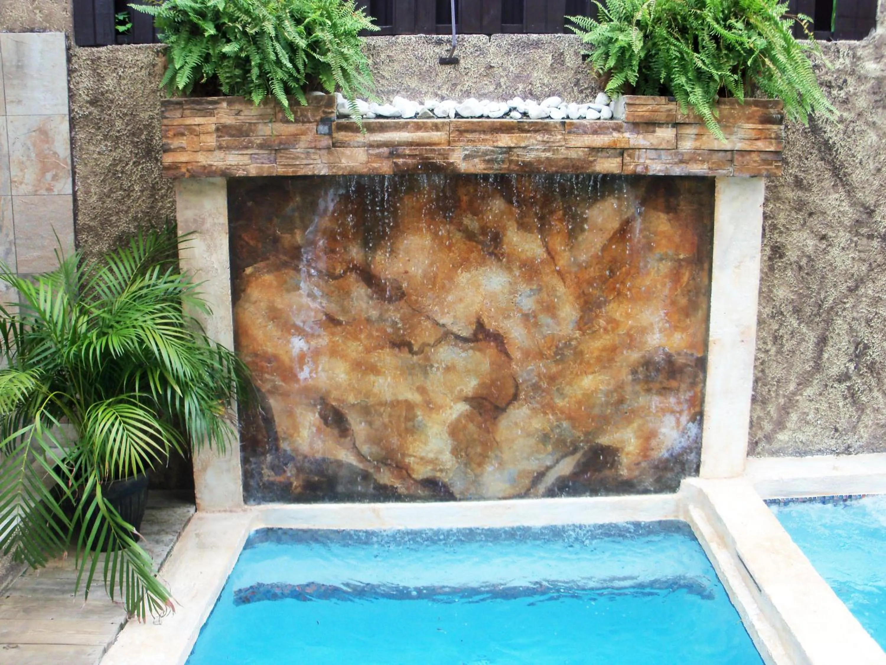 Pool view in One32 Guest House