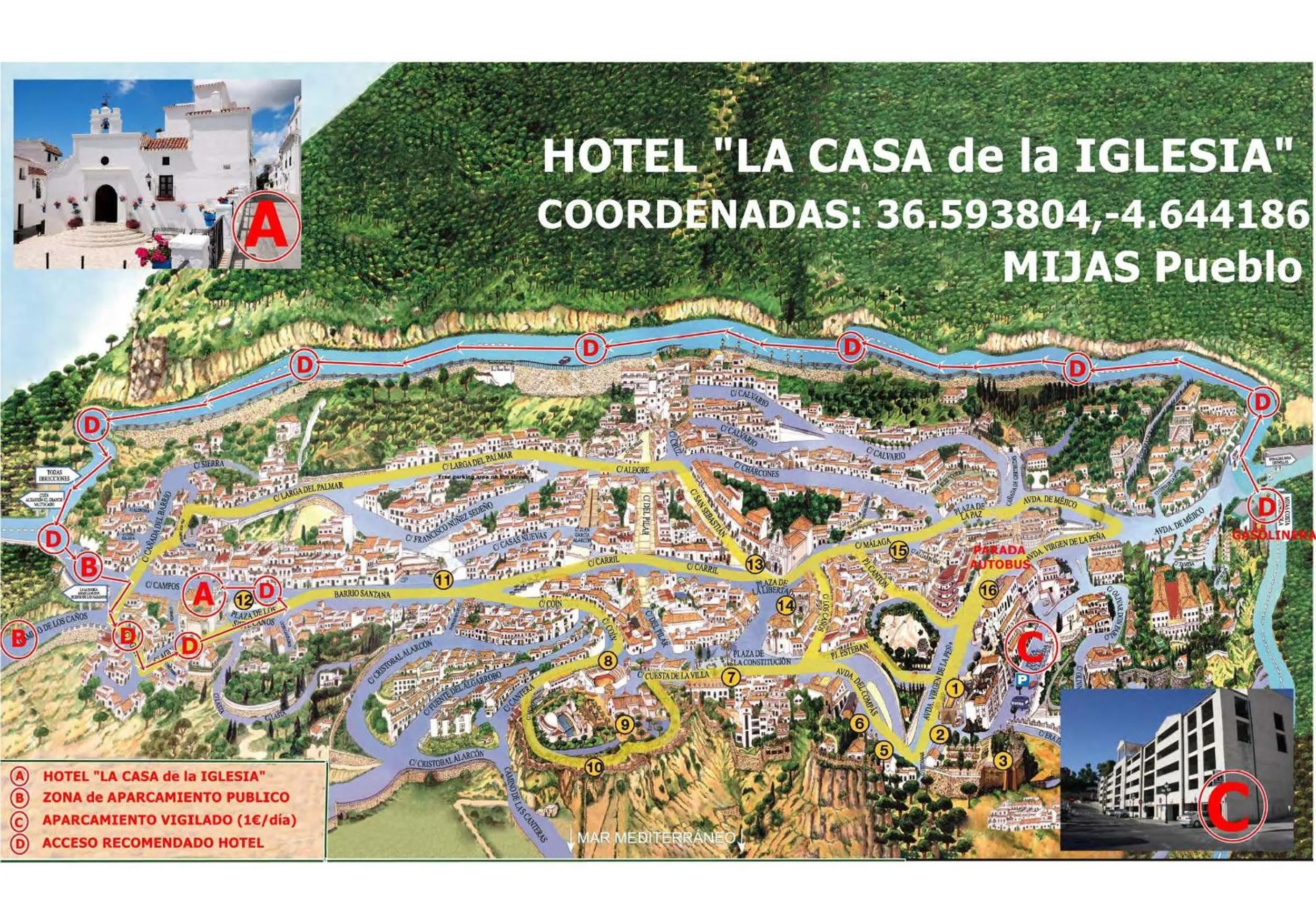 Property logo or sign in La Casa de la Iglesia