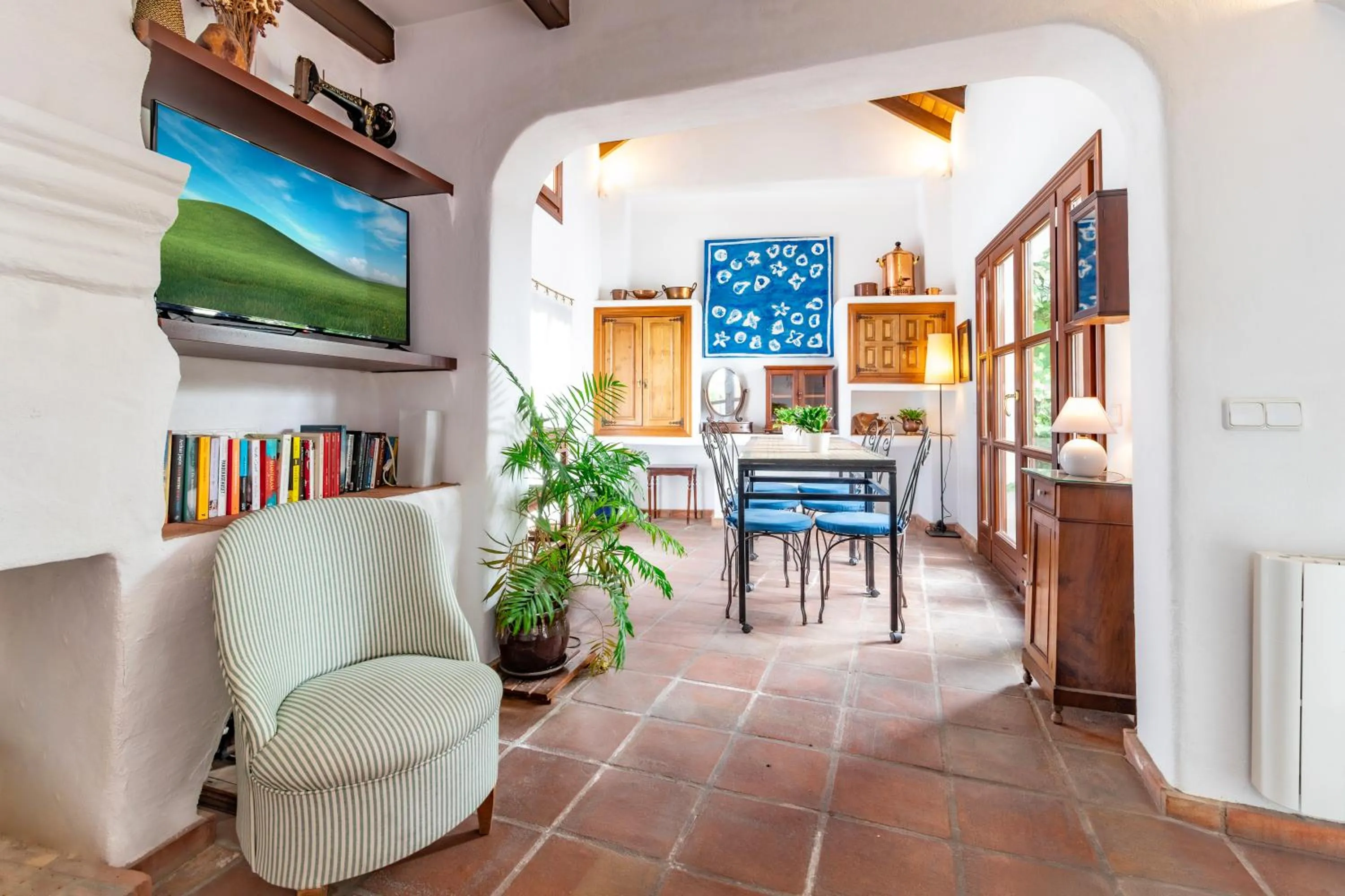 Living room in La Casa de la Iglesia