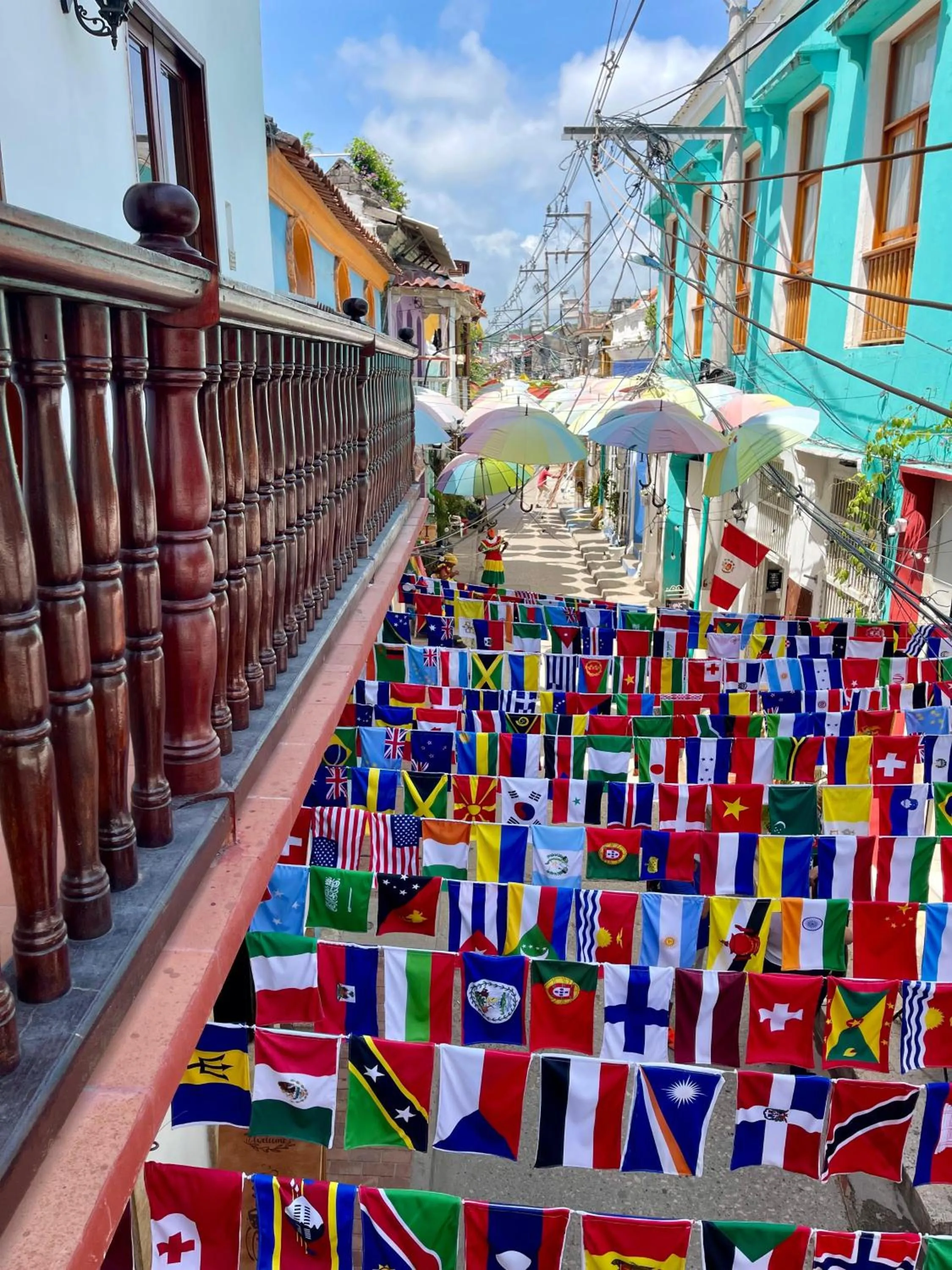 Street view in Hotel Casa Tere