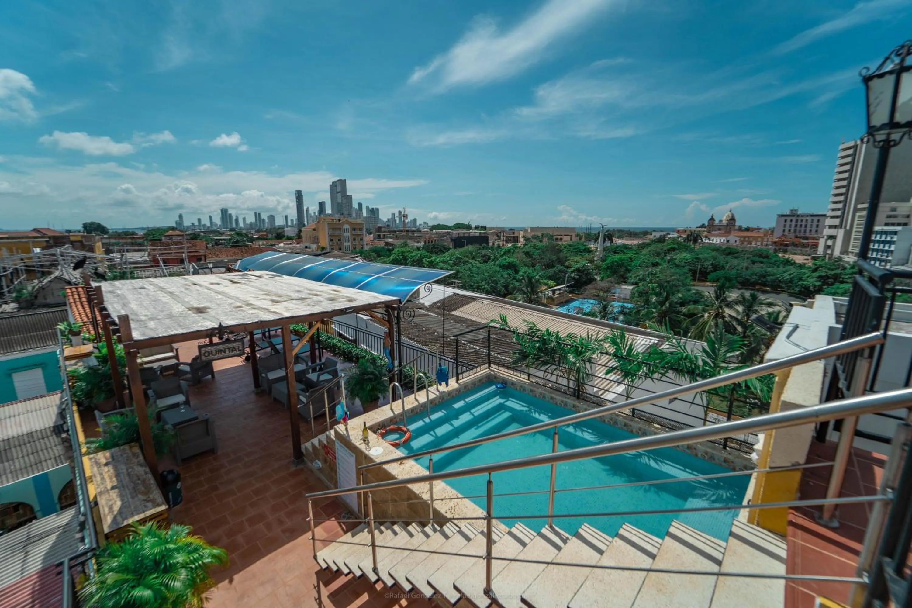 Swimming pool in Hotel Casa Tere