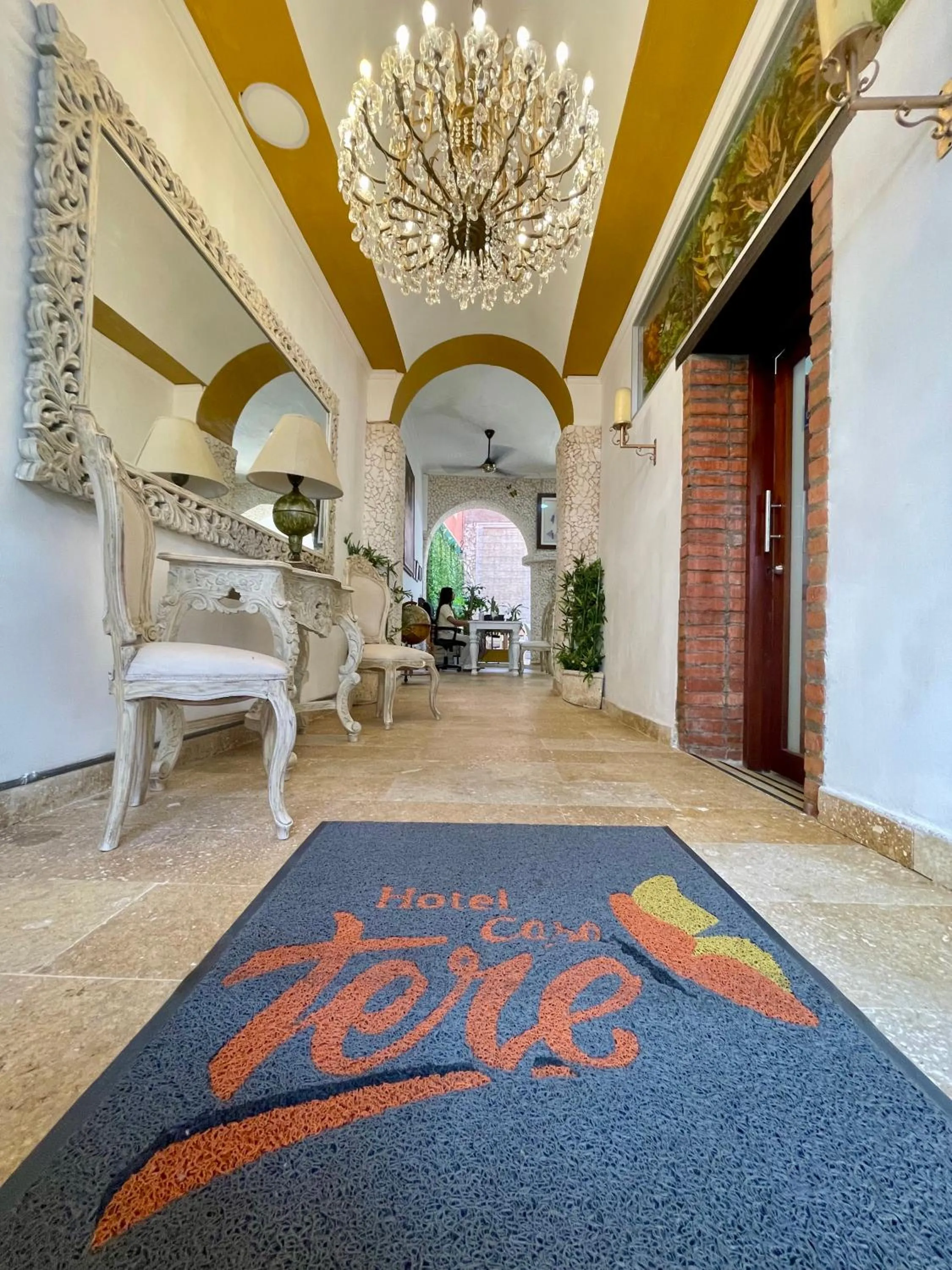 Lobby or reception, Bed in Hotel Casa Tere