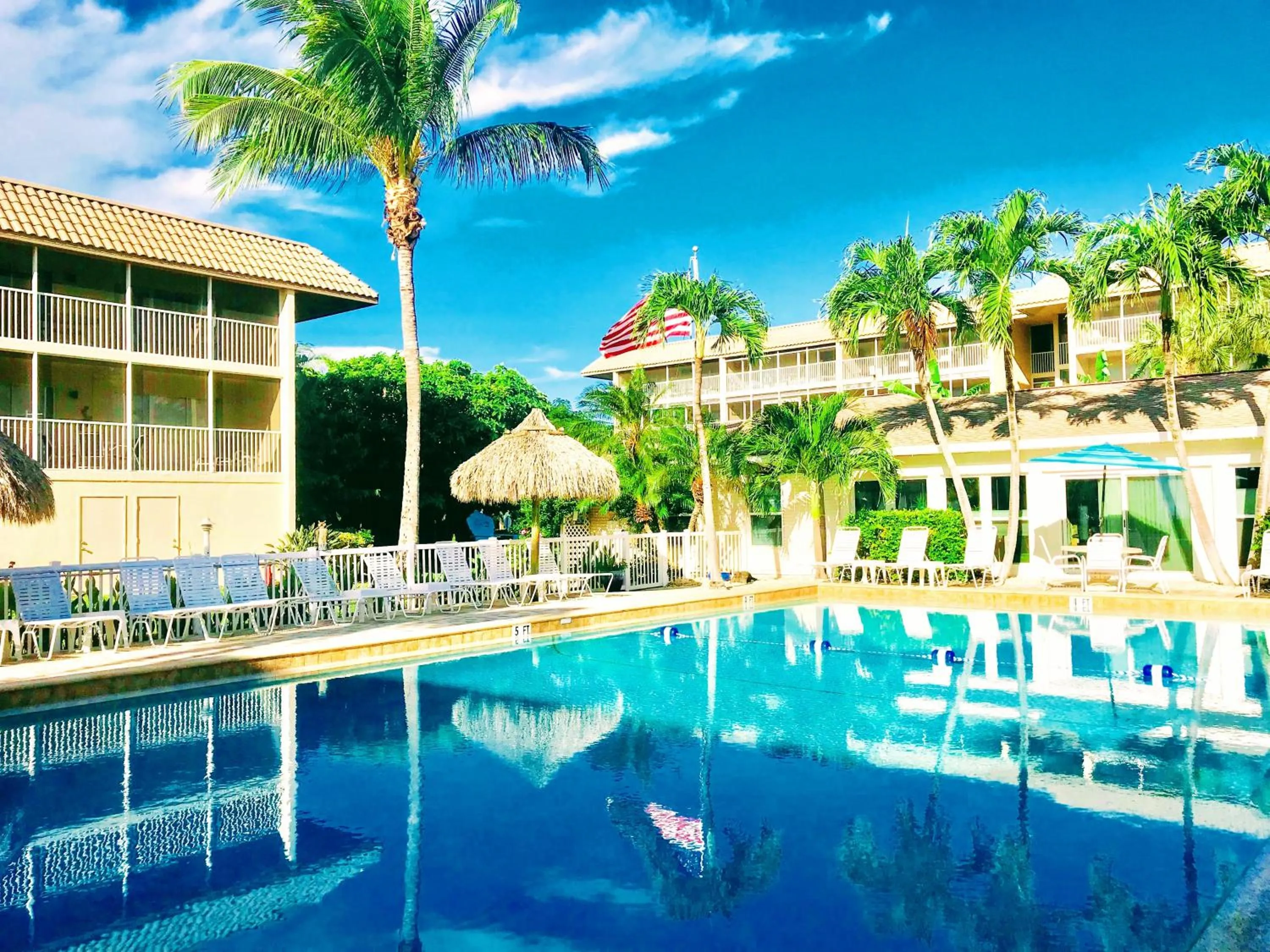 Swimming pool in Sanibel Siesta on the Beach