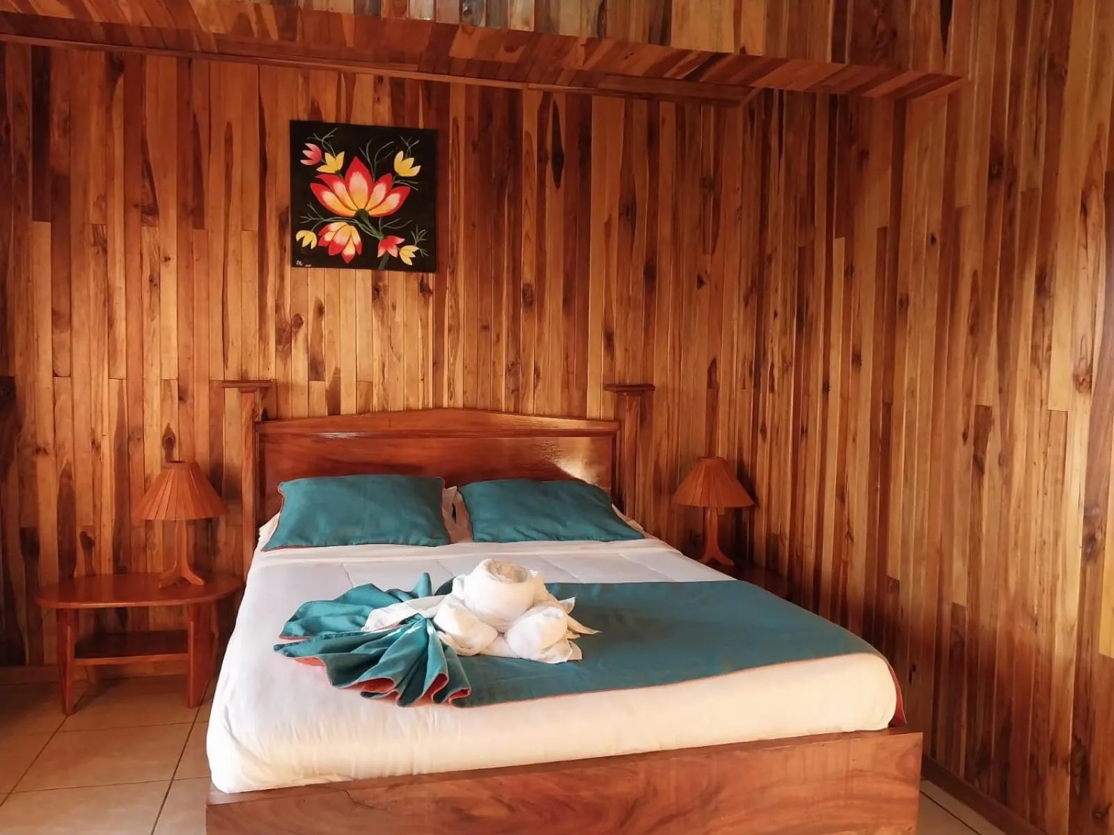 Bed in Belcruz family lodge
