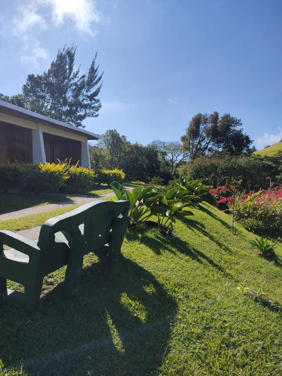 Garden in Belcruz family lodge