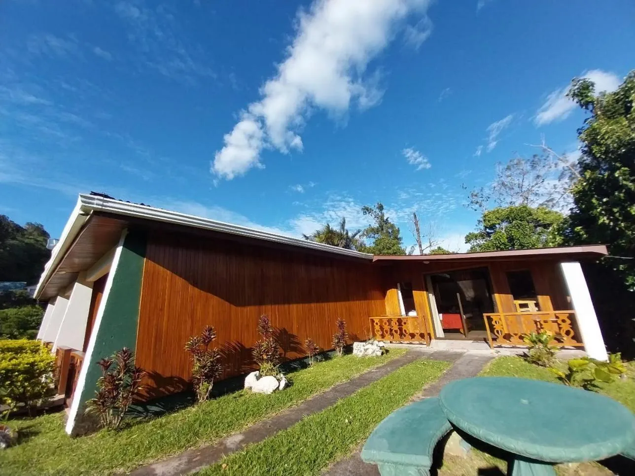 Patio in Belcruz family lodge