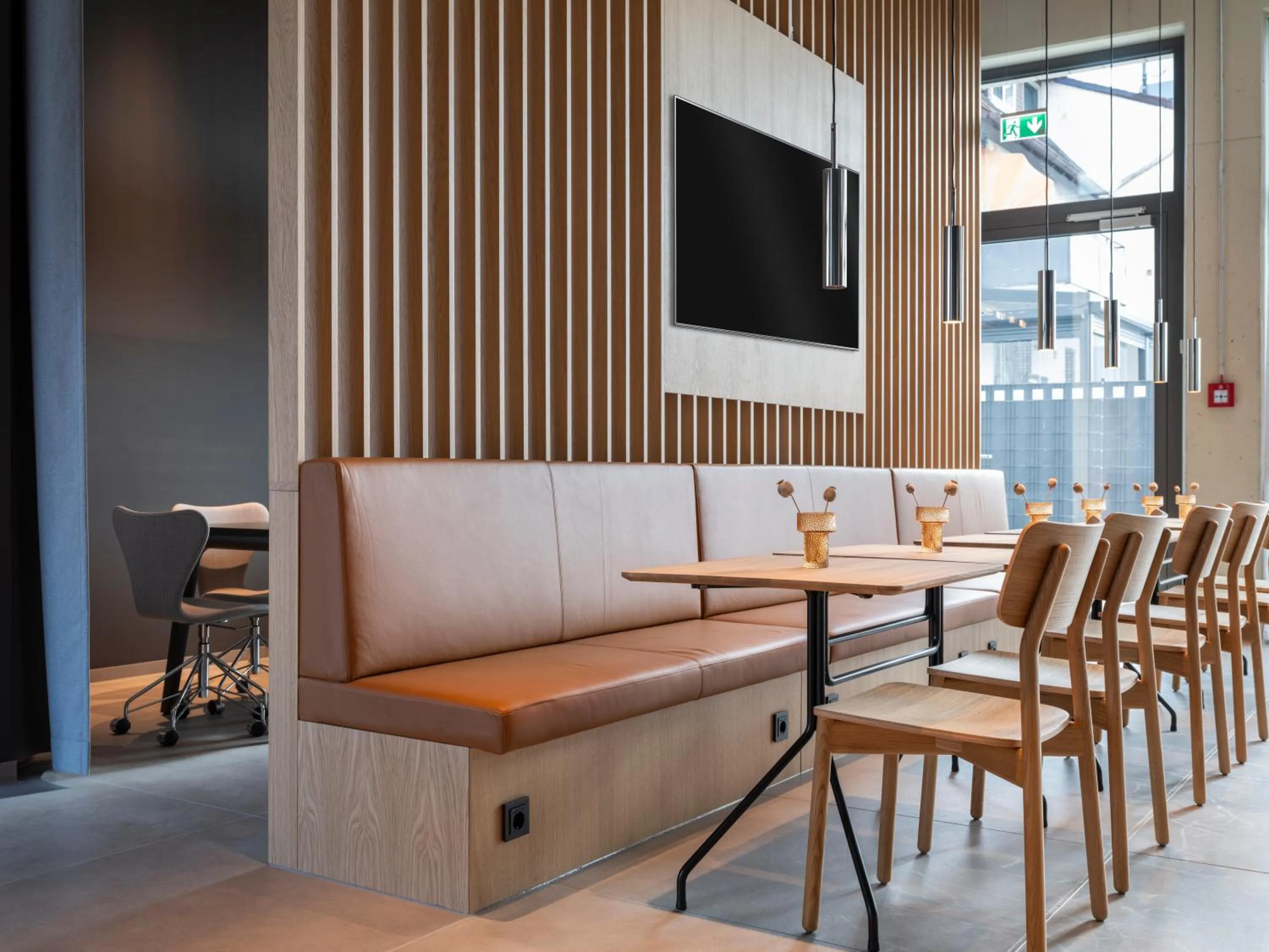 Seating area in Zleep Hotel Hamburg Volkspark