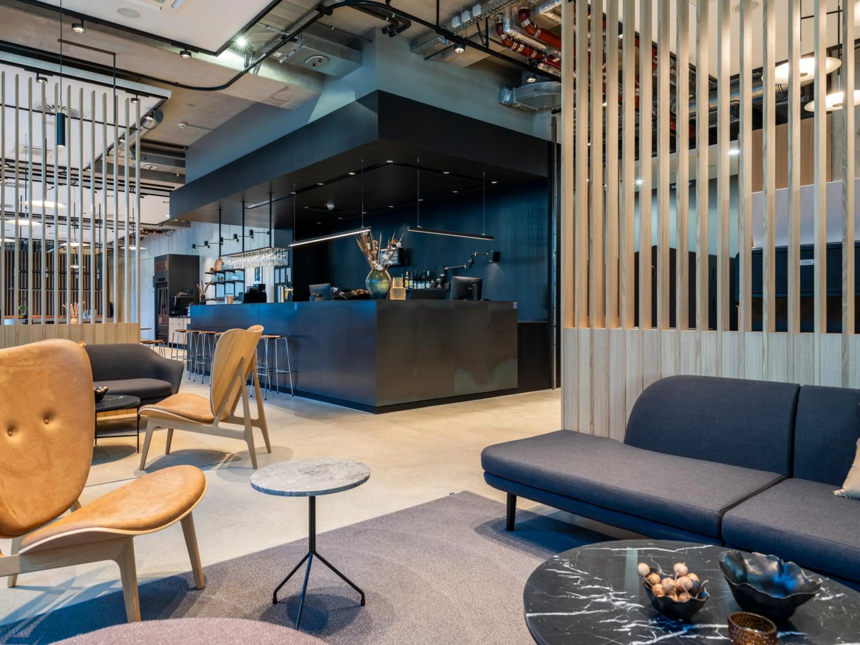 Seating area in Zleep Hotel Hamburg Volkspark