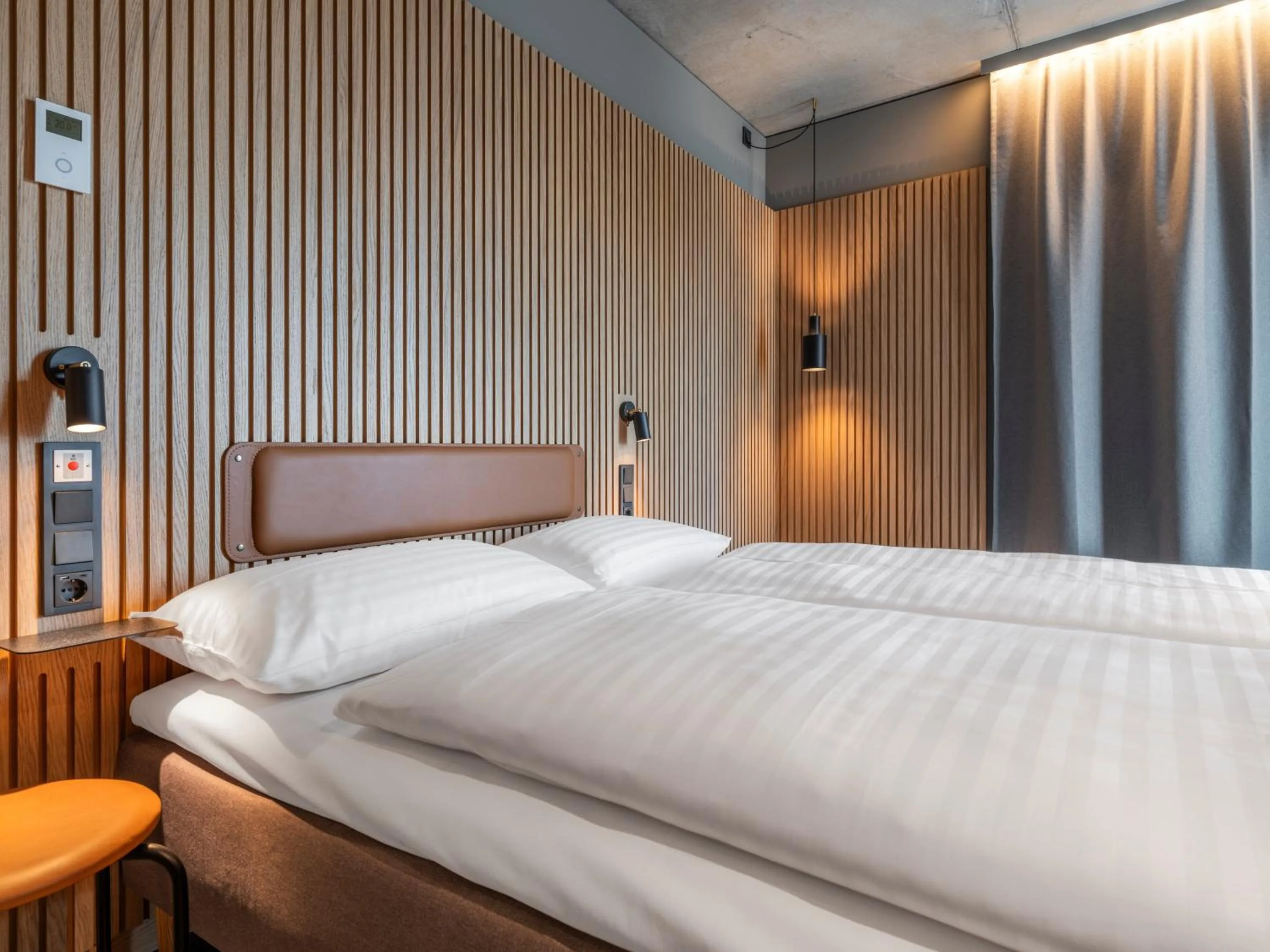 Bed in Zleep Hotel Hamburg Volkspark