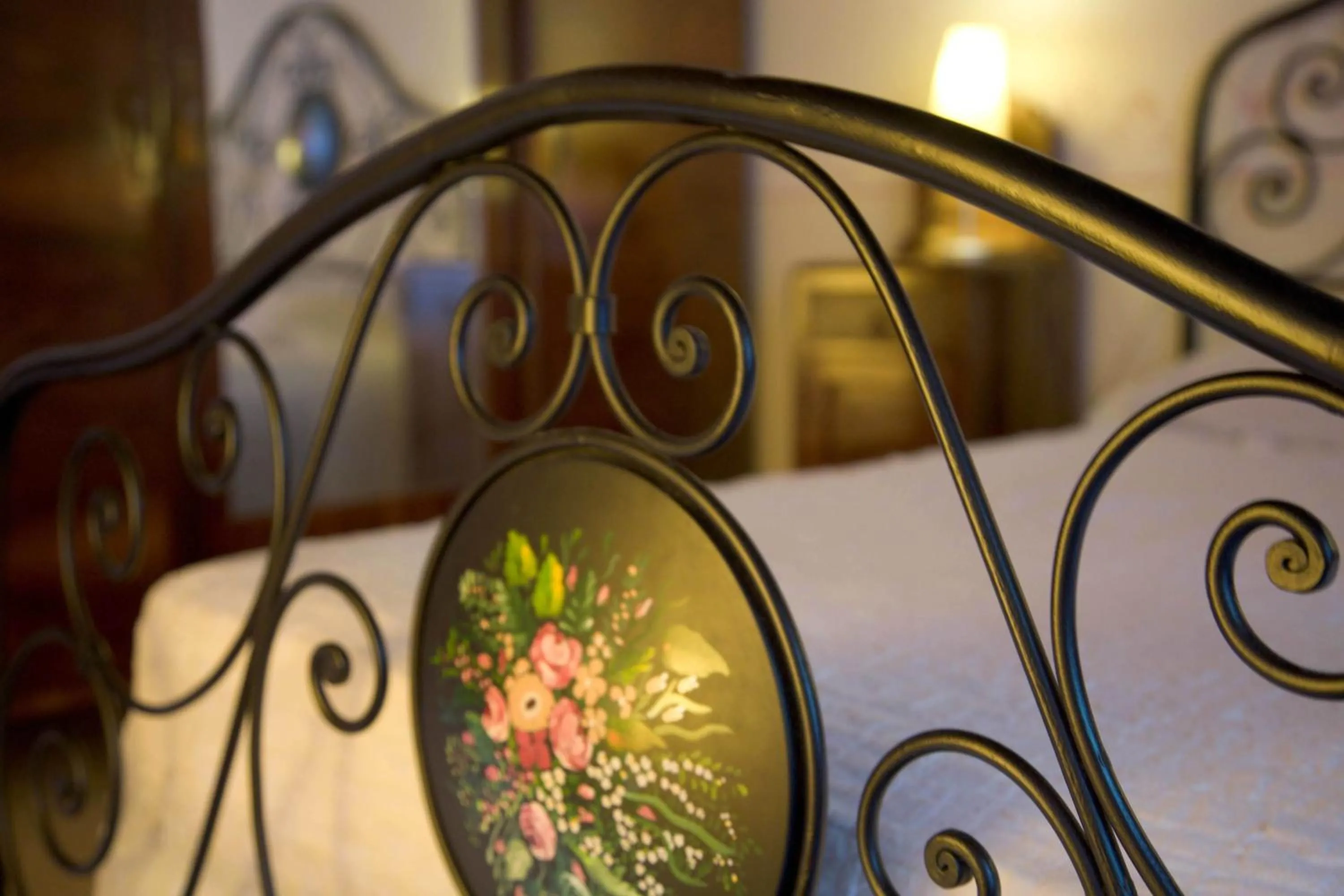Decorative detail, Bed in Il Casale Di Montefreddo