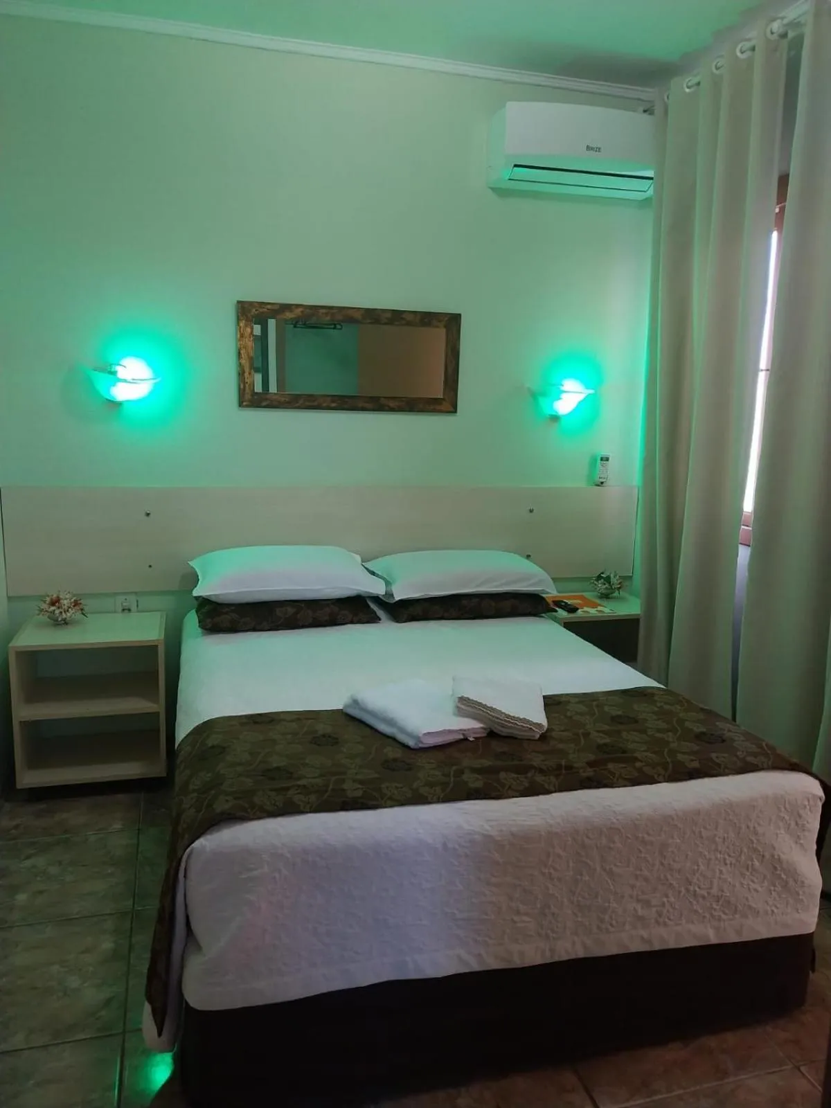 Bed in Pousada Krolow