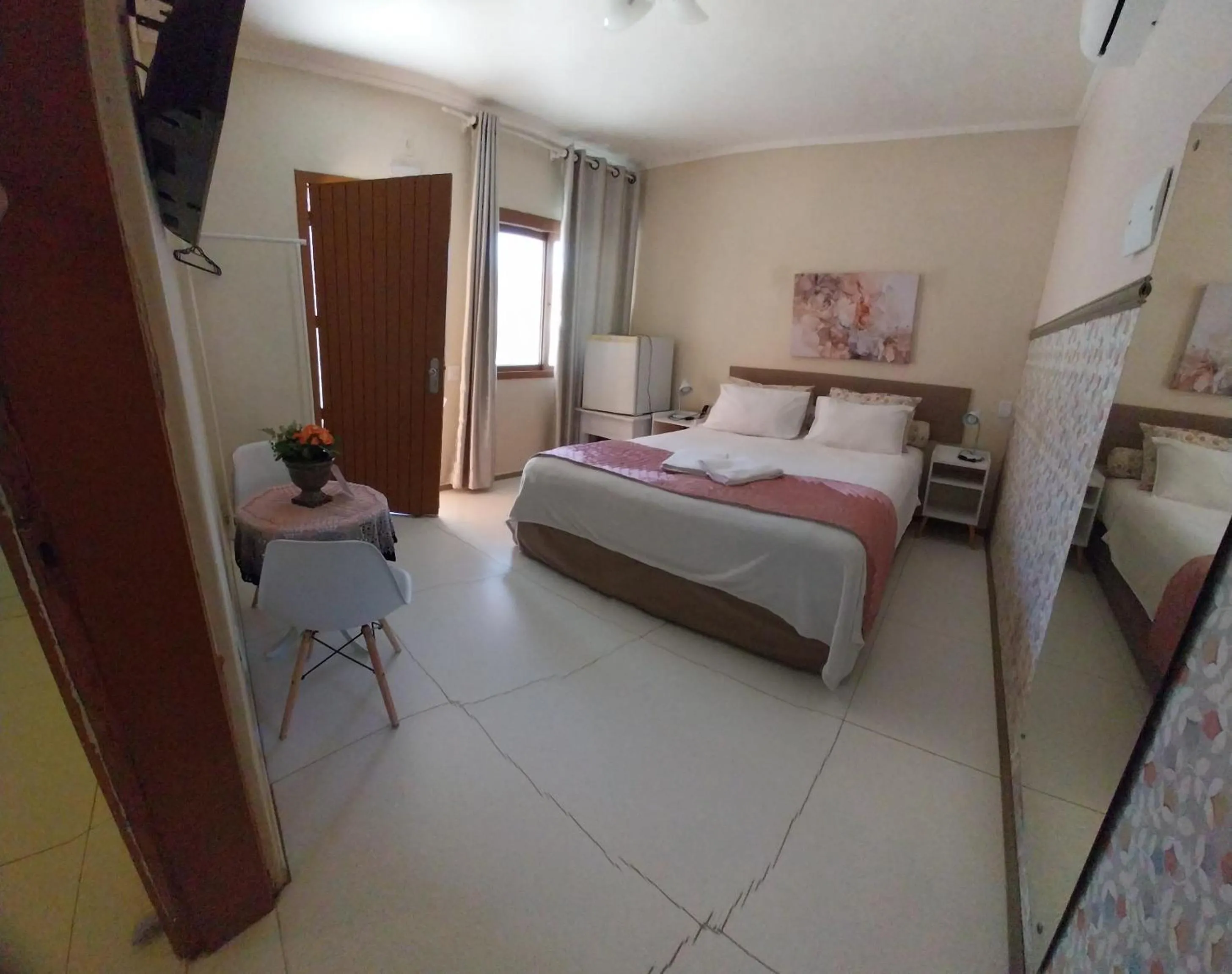Bed in Pousada Krolow