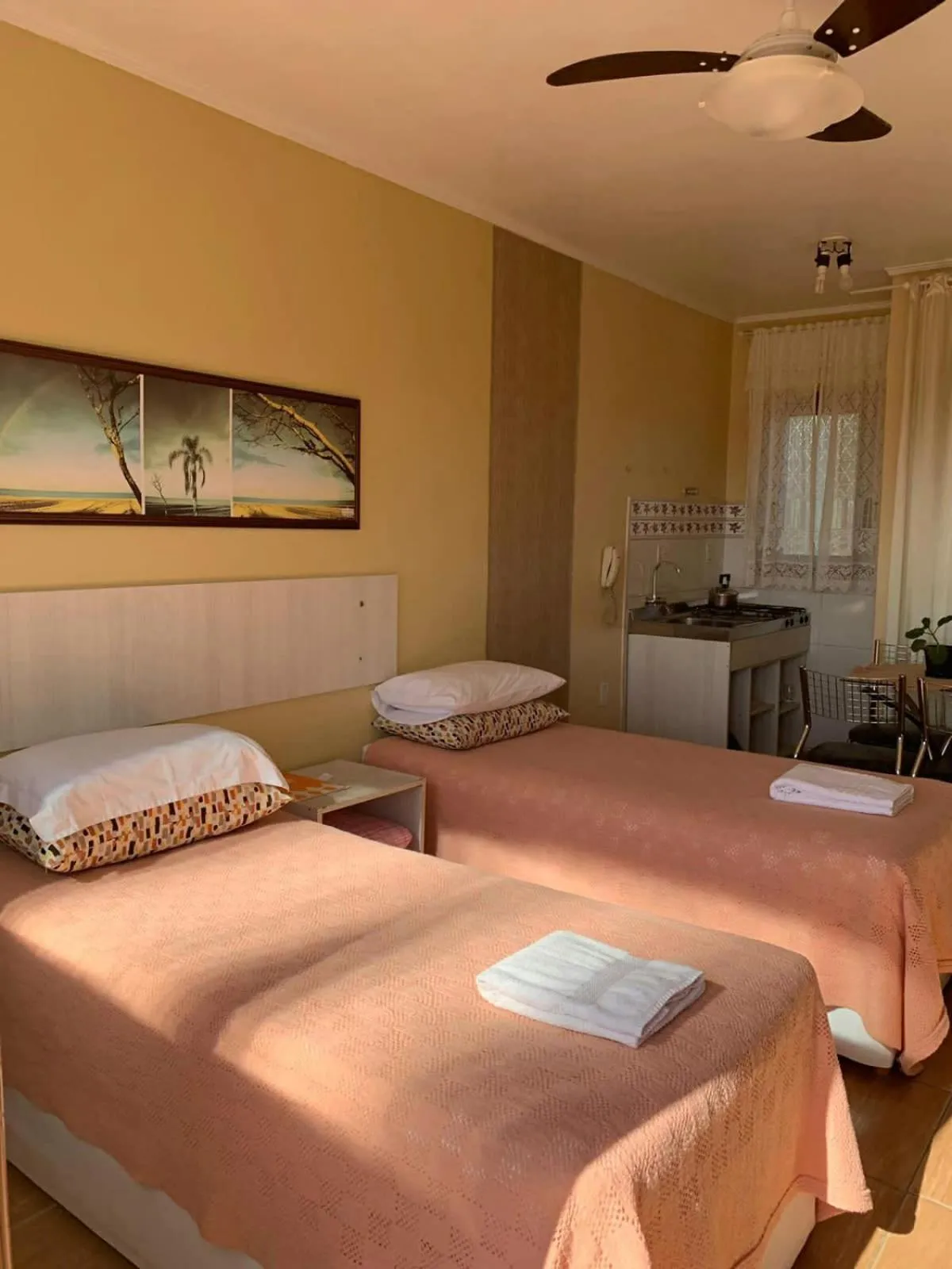 Bed in Pousada Krolow
