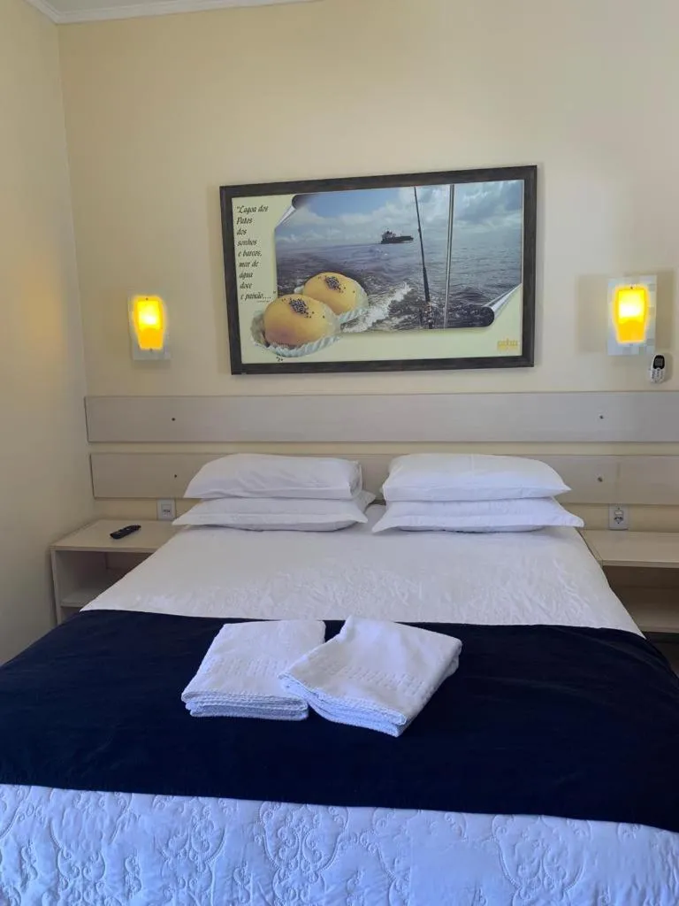 Bed in Pousada Krolow