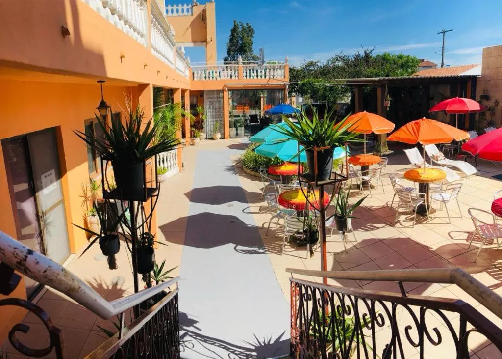 Inner courtyard view in Pousada Krolow