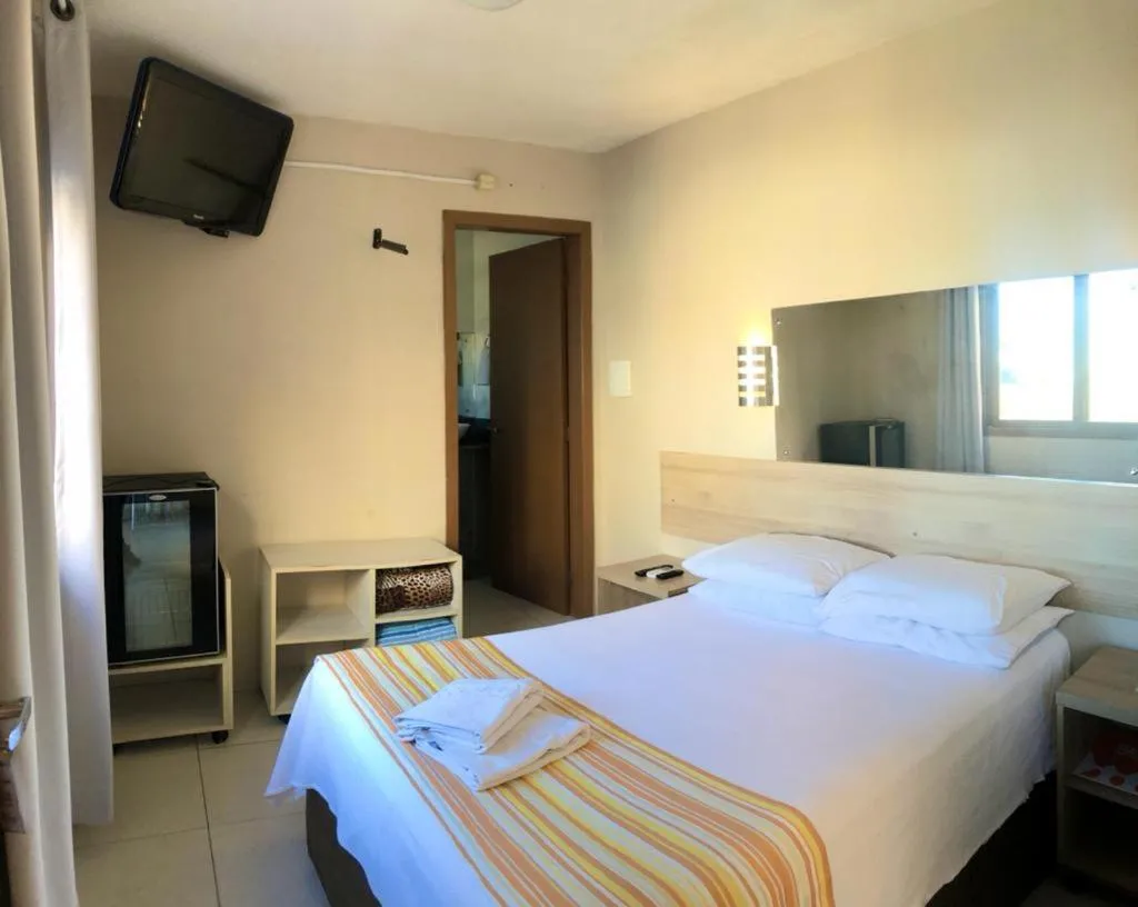 Bed in Pousada Krolow