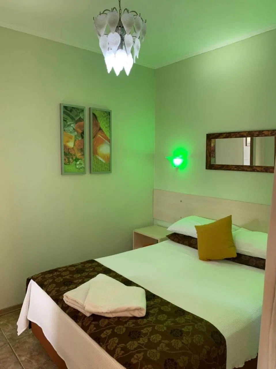 Bed in Pousada Krolow