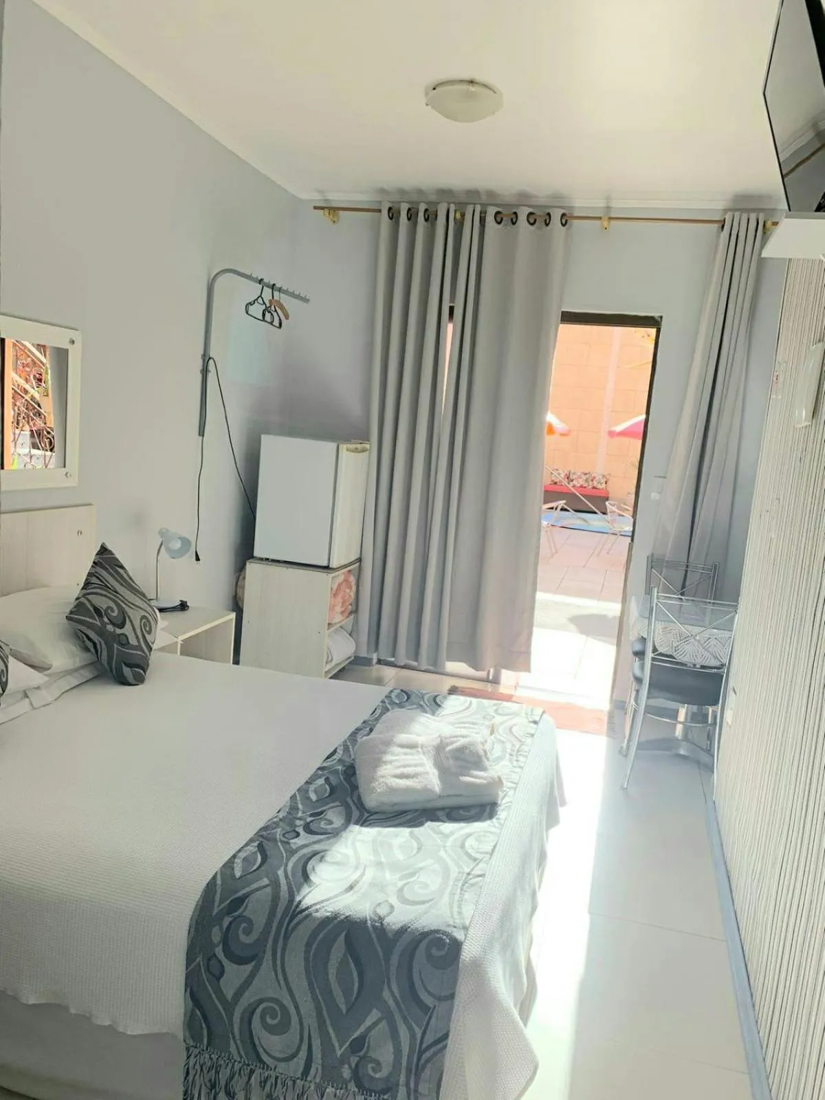 Bed in Pousada Krolow