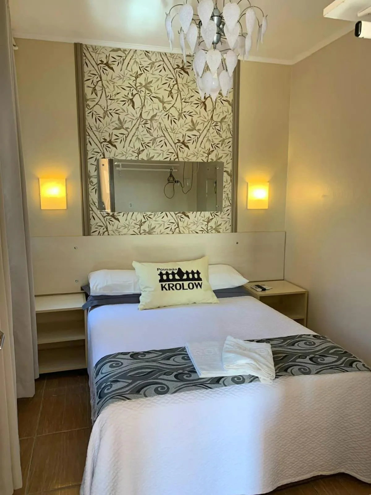 Bed in Pousada Krolow
