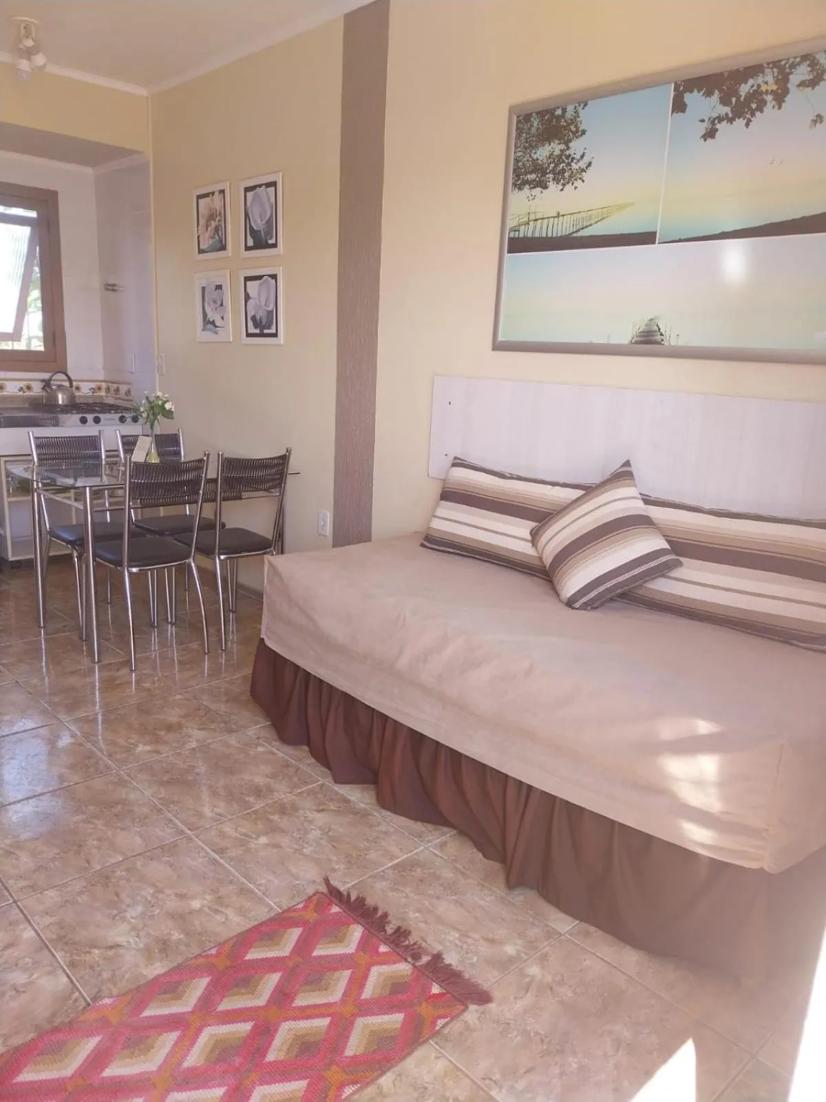 Bed in Pousada Krolow