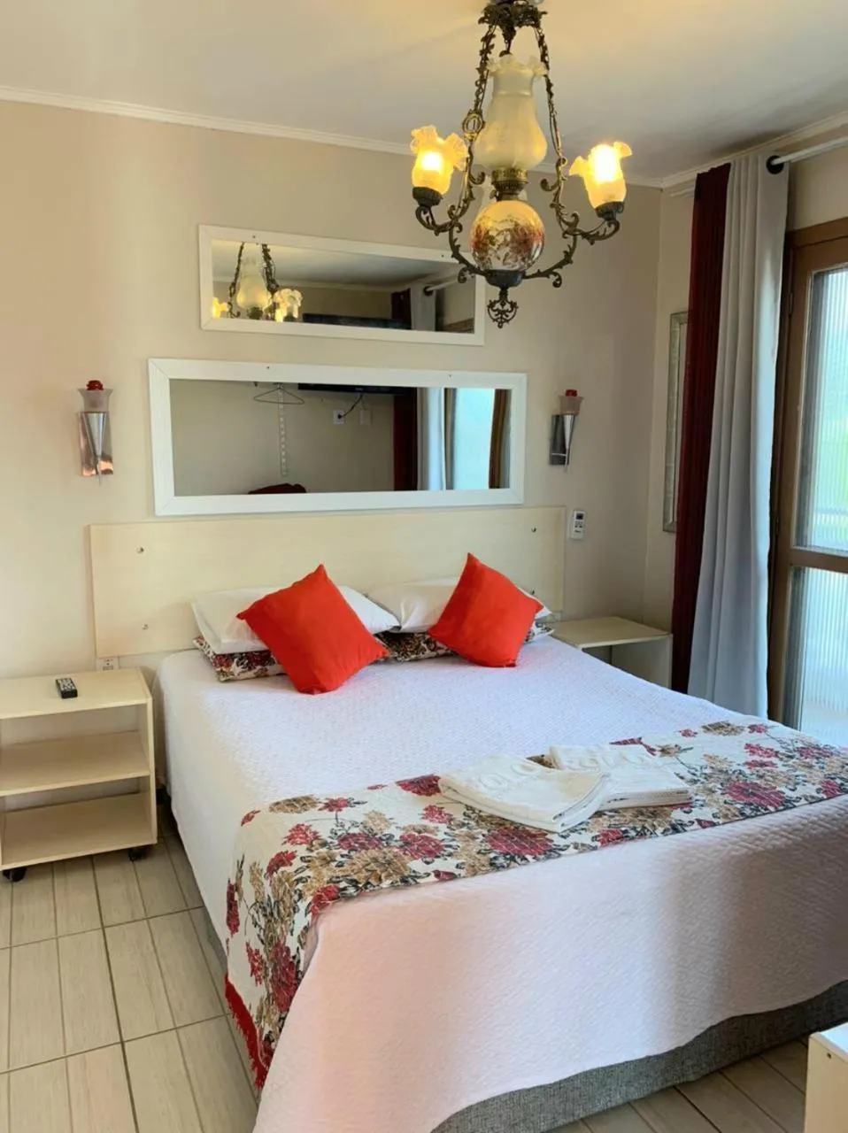 Bed in Pousada Krolow
