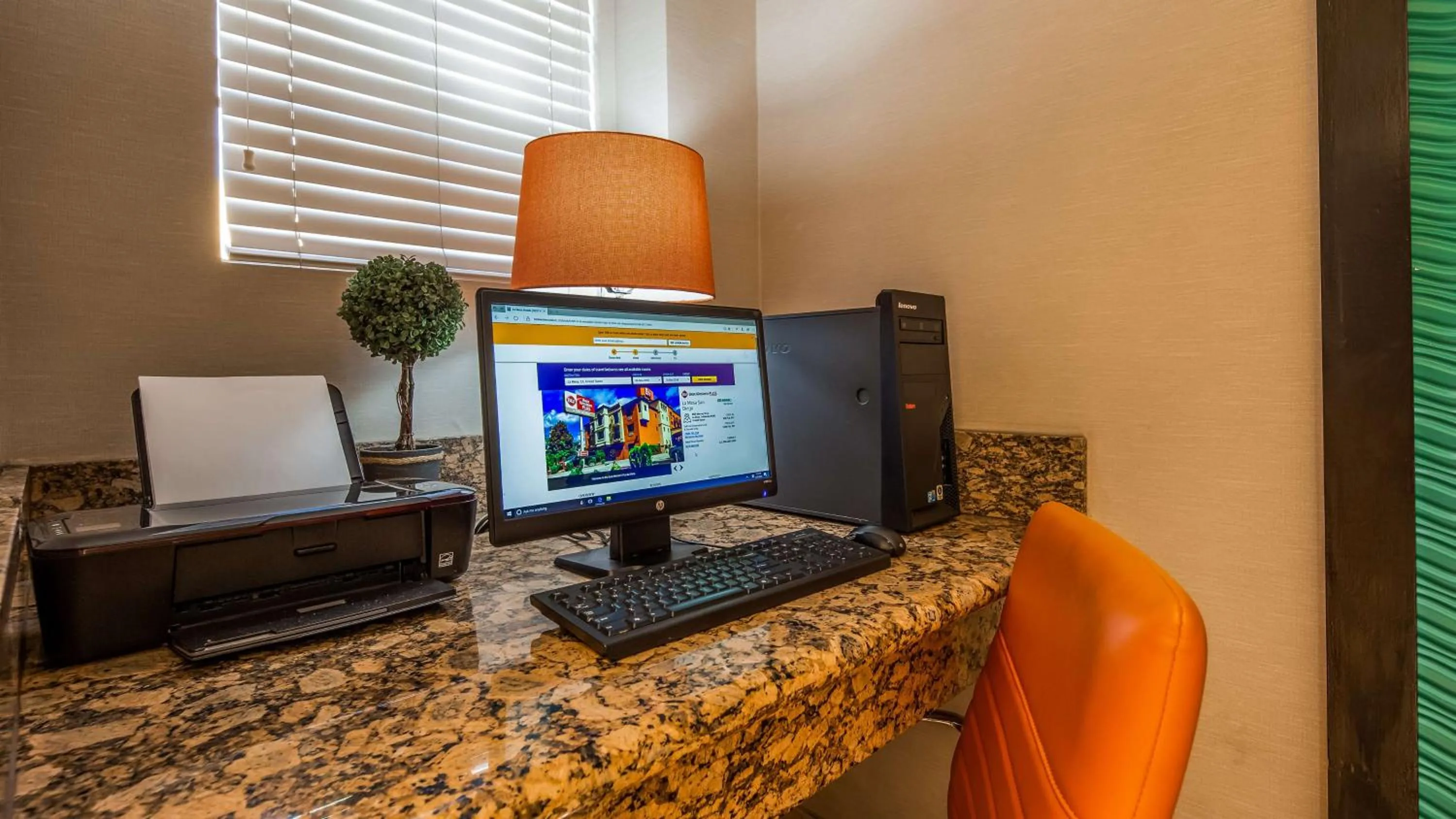 On site in Best Western PLUS La Mesa San Diego