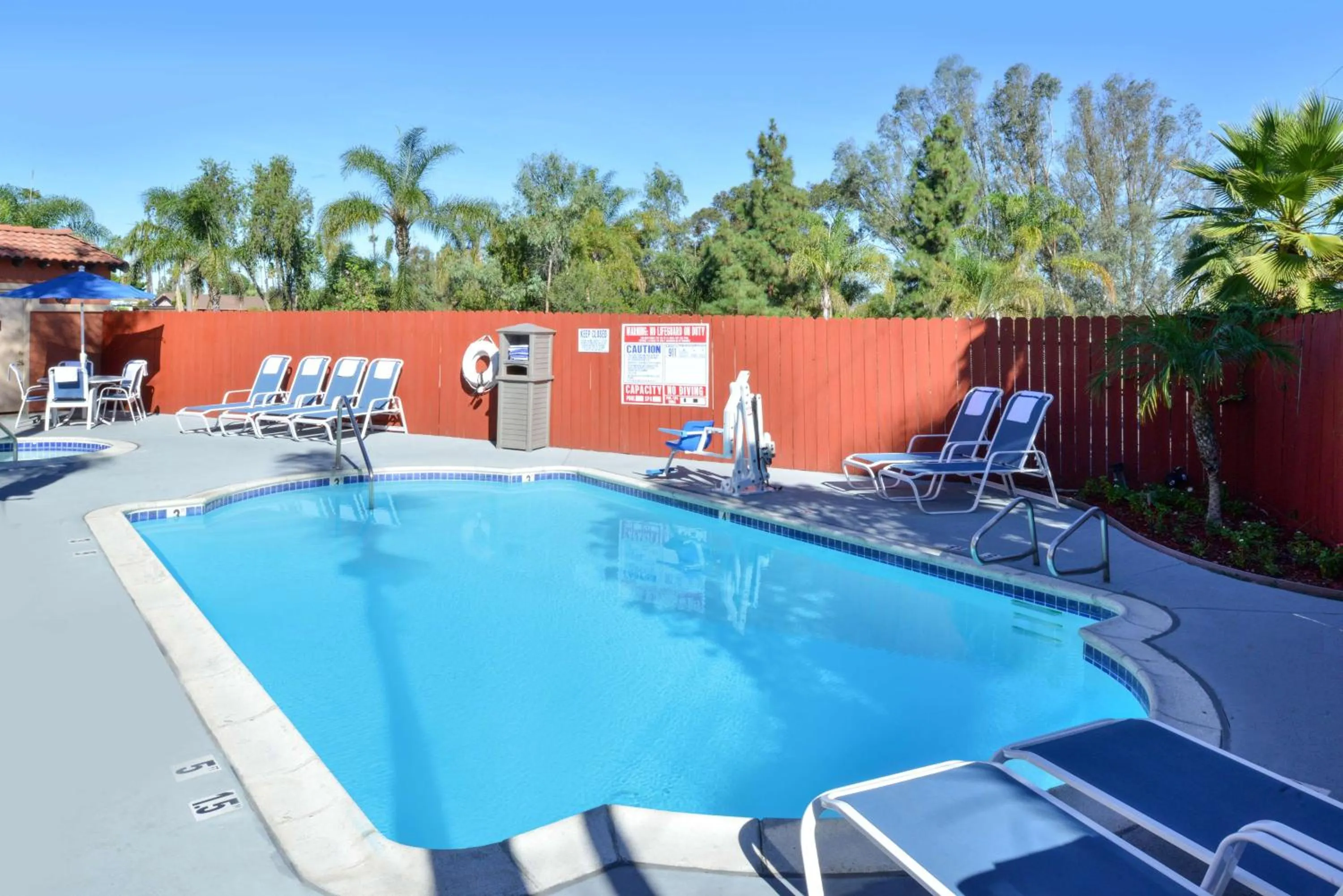 Pool view in Best Western PLUS La Mesa San Diego