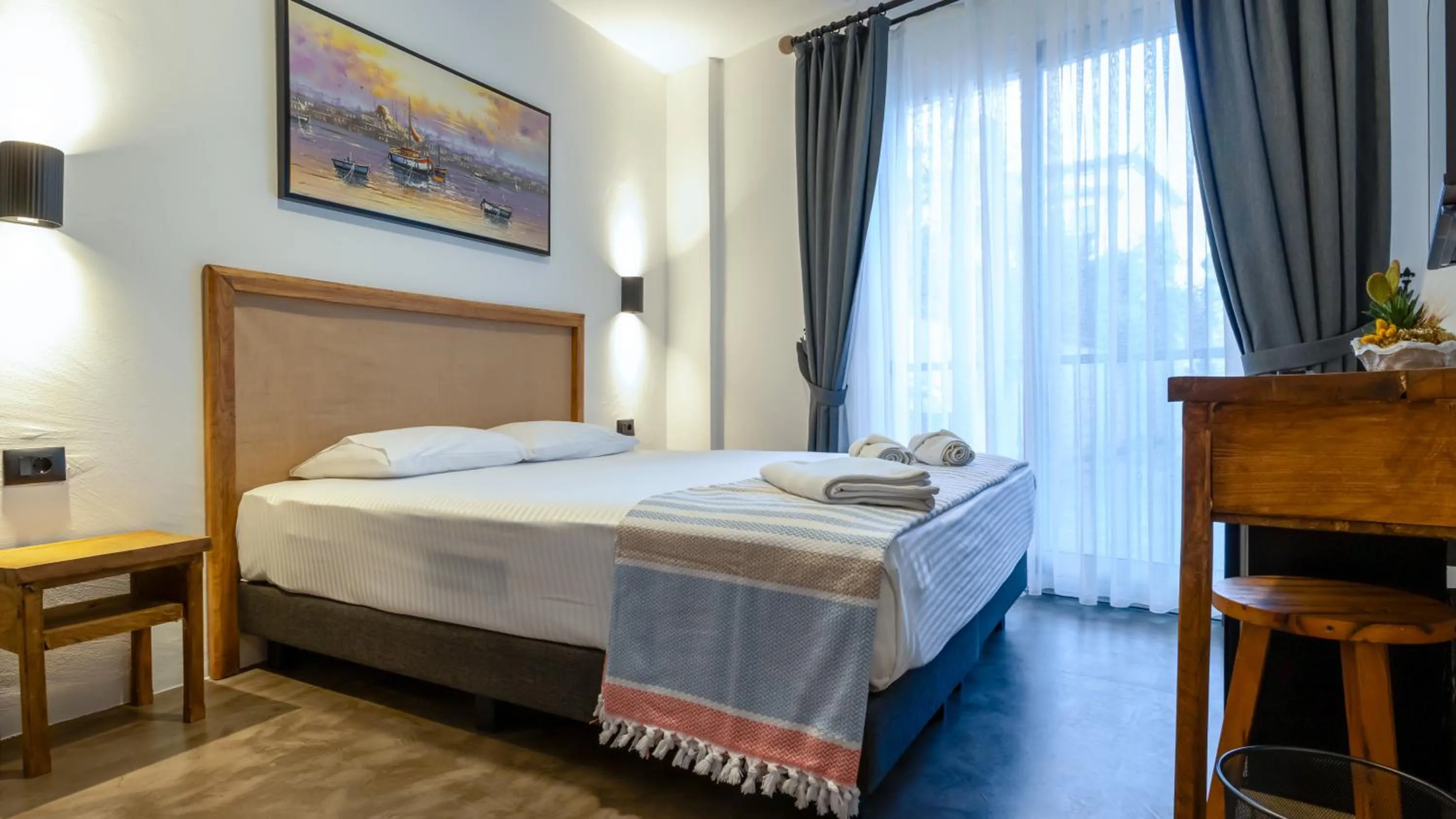 Bedroom, Bed in Moon Hotel Alaçatı