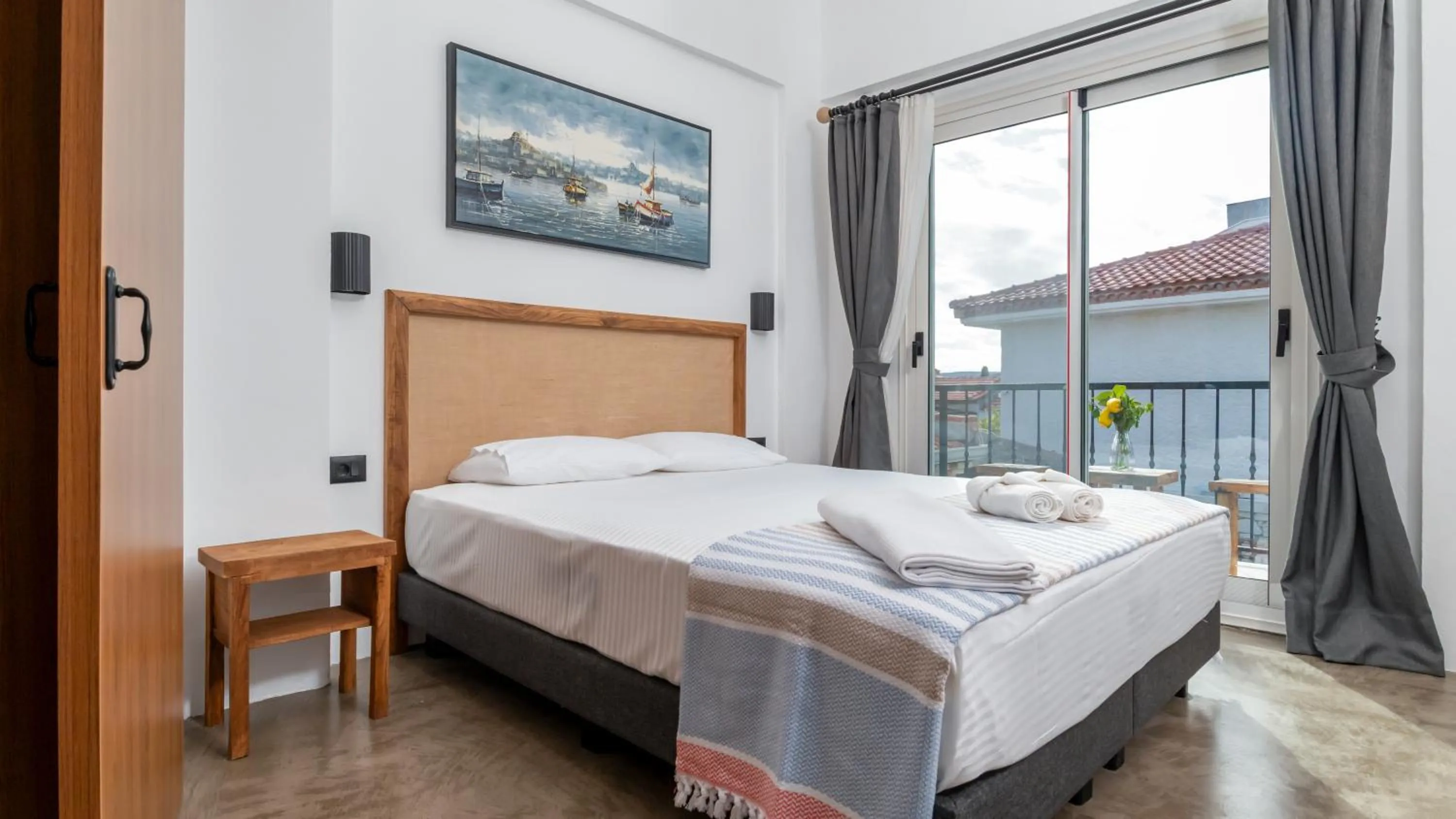 Bed in Moon Hotel Alaçatı