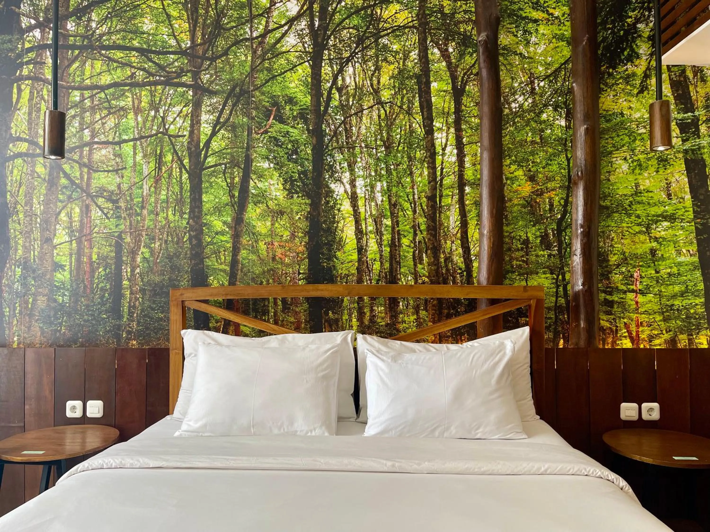 Bedroom, Bed in Hemangini Hotel Bandung