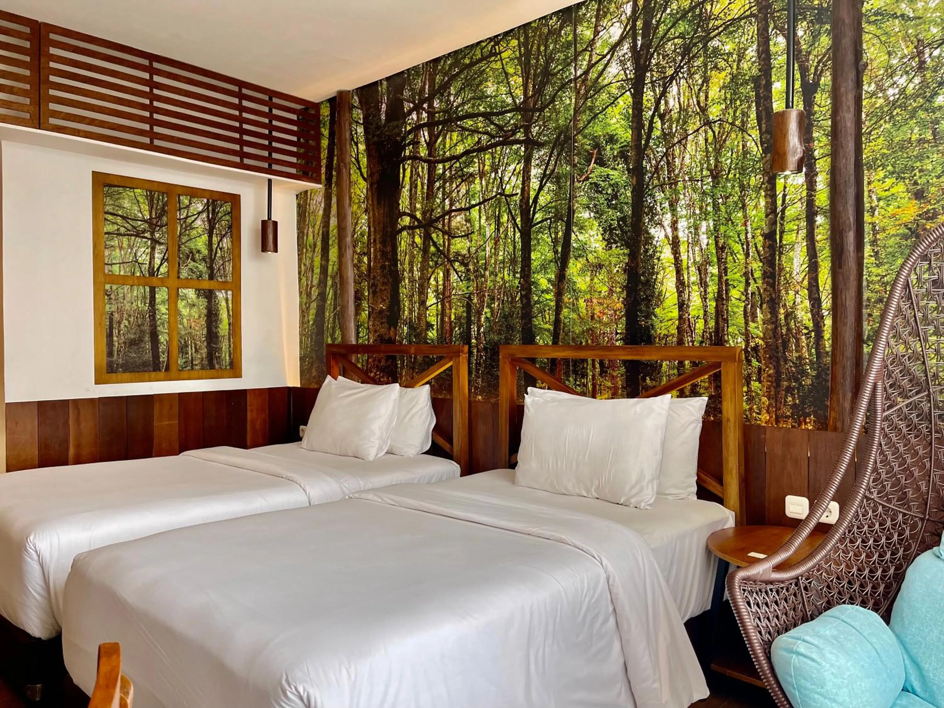 Bedroom, Bed in Hemangini Hotel Bandung