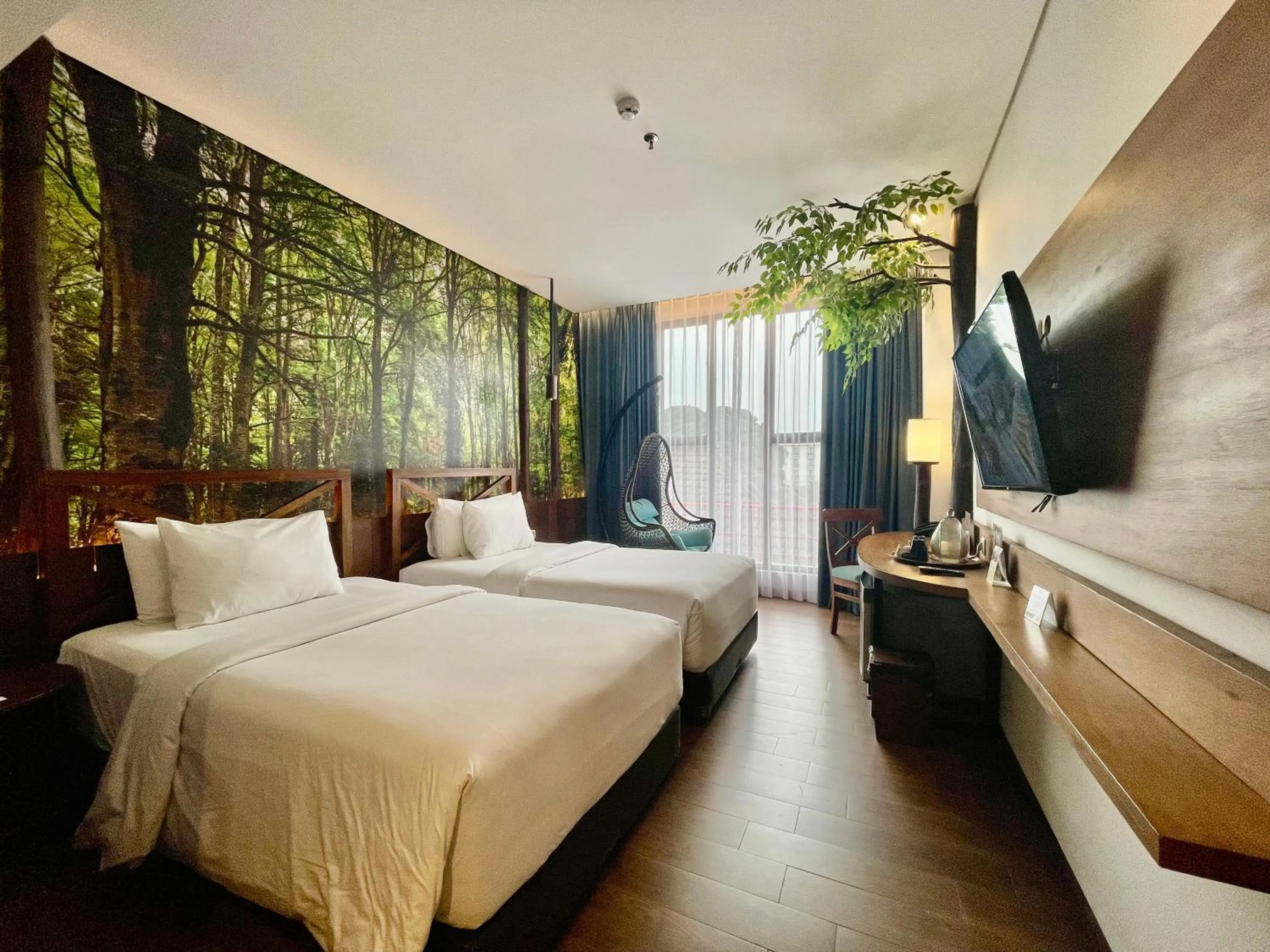 Bedroom, Bed in Hemangini Hotel Bandung