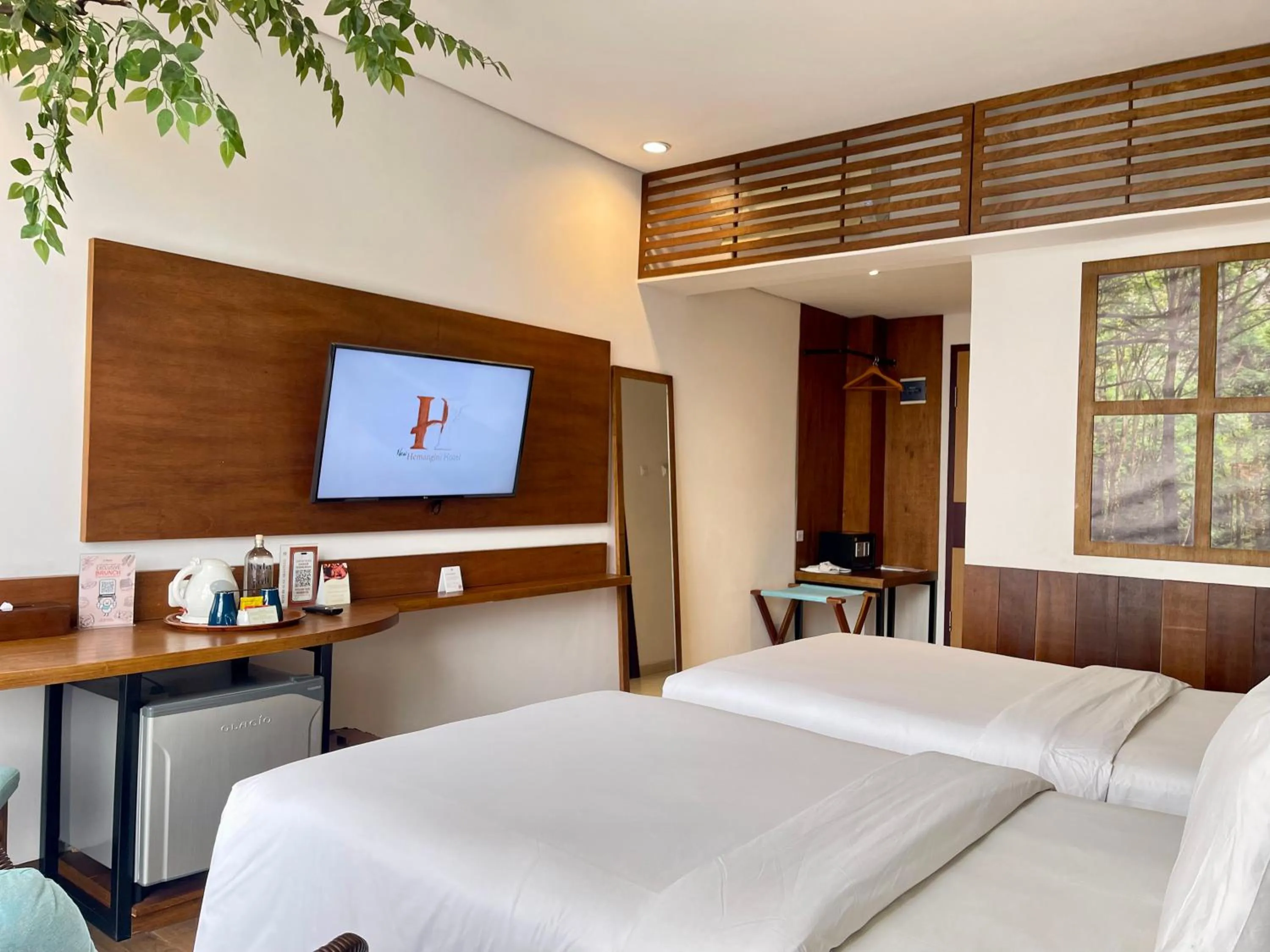 Bedroom, Bed in Hemangini Hotel Bandung