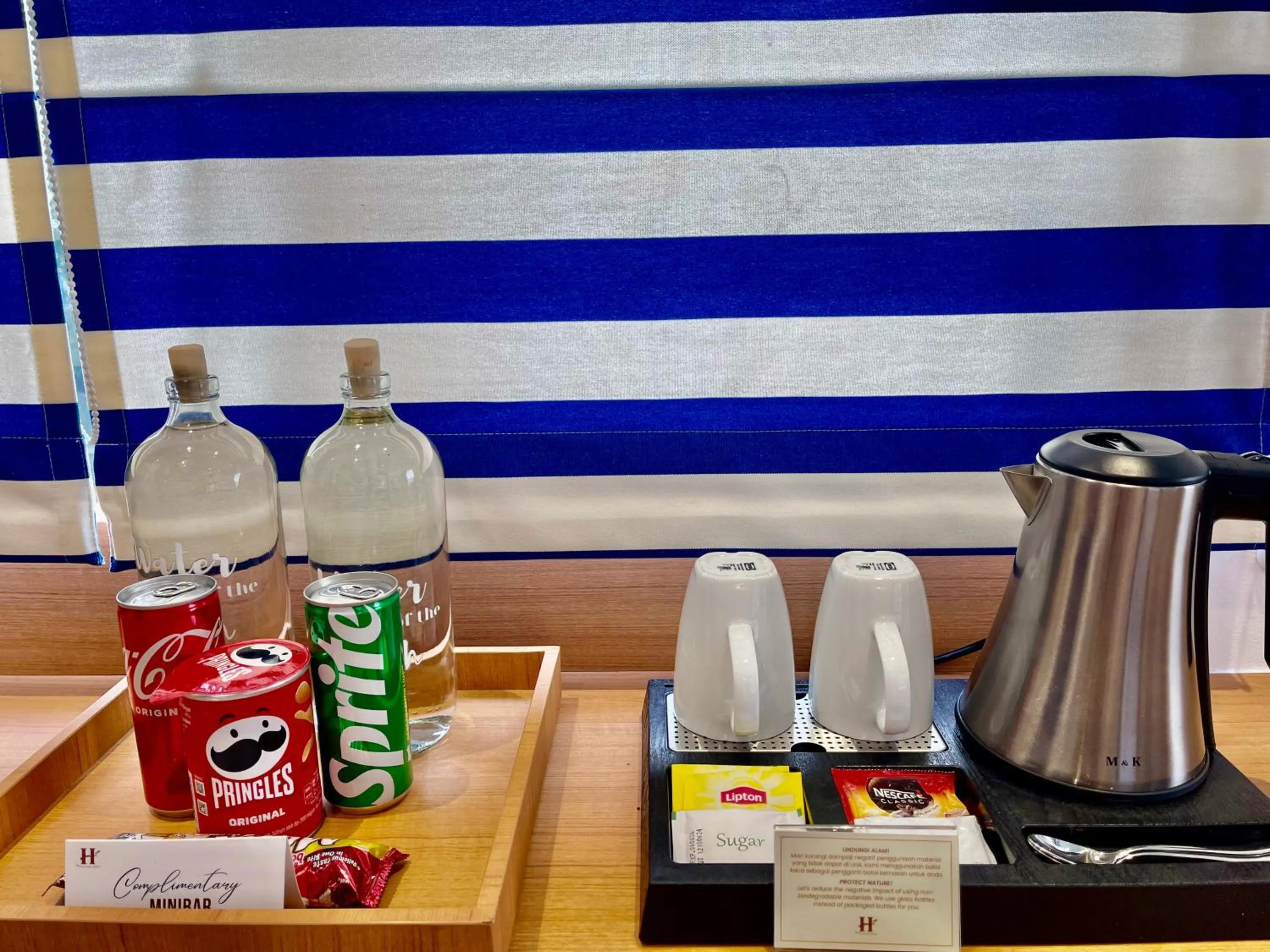 minibar in Hemangini Hotel Bandung