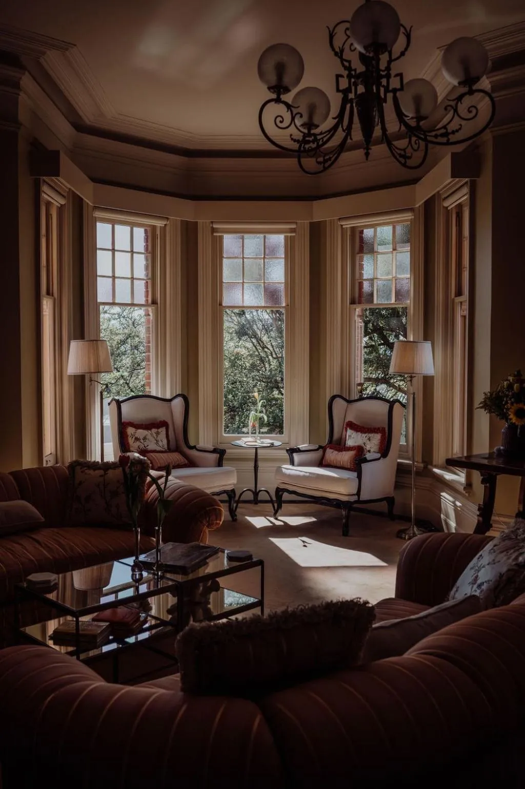 Seating area in Grande Vue Hotel