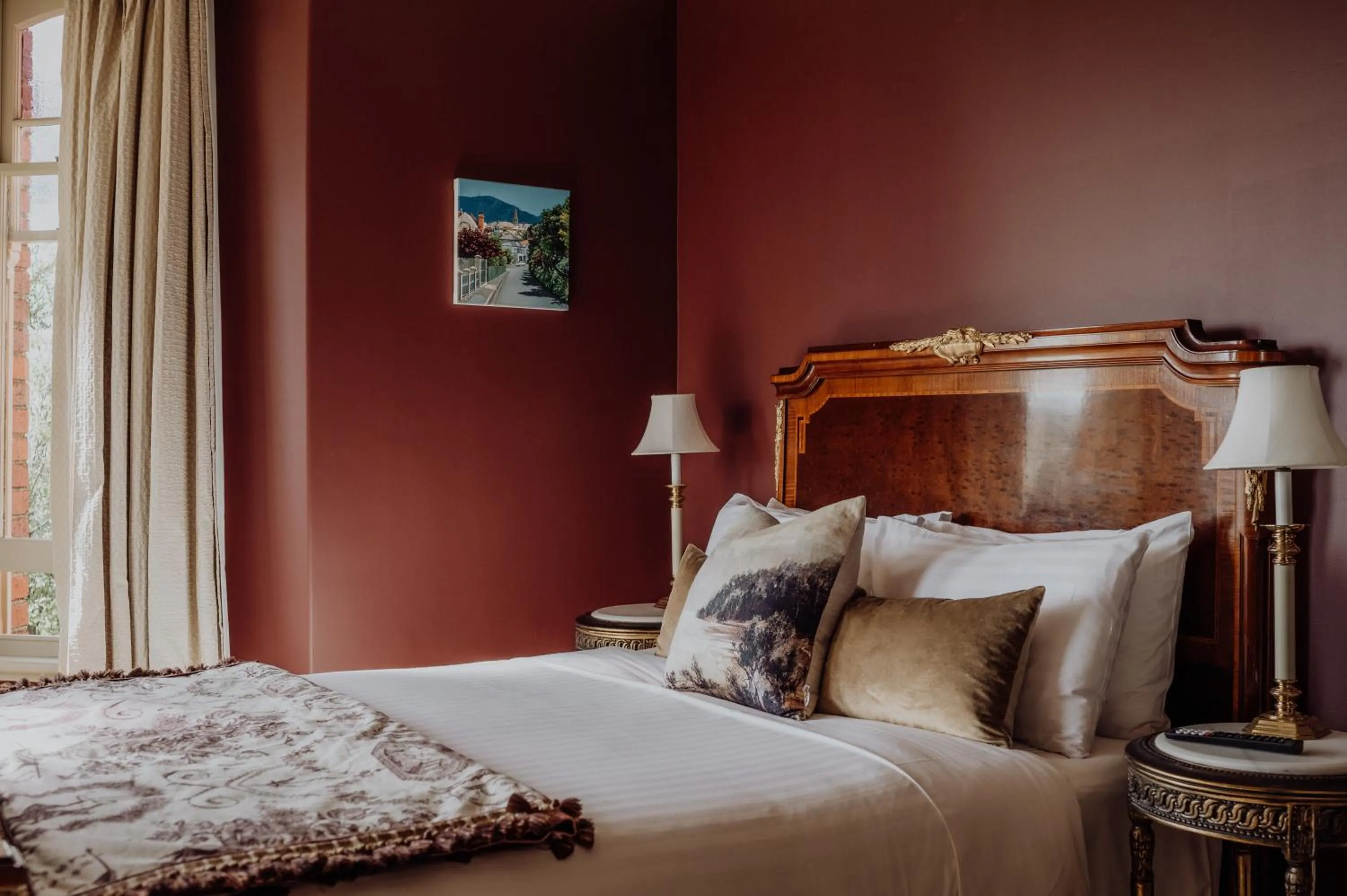 Bed in Grande Vue Hotel